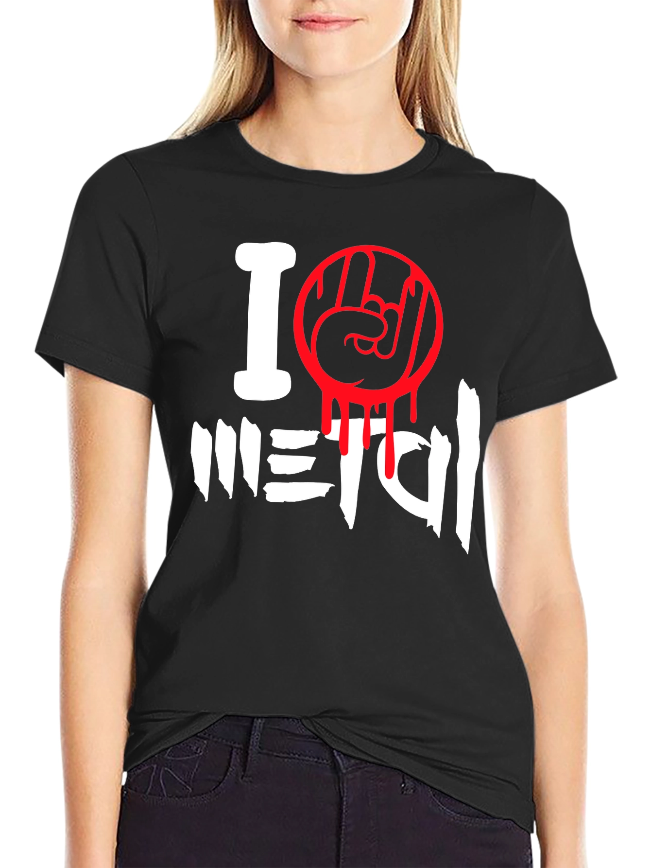 I Love Metal Graphic T-Shirt