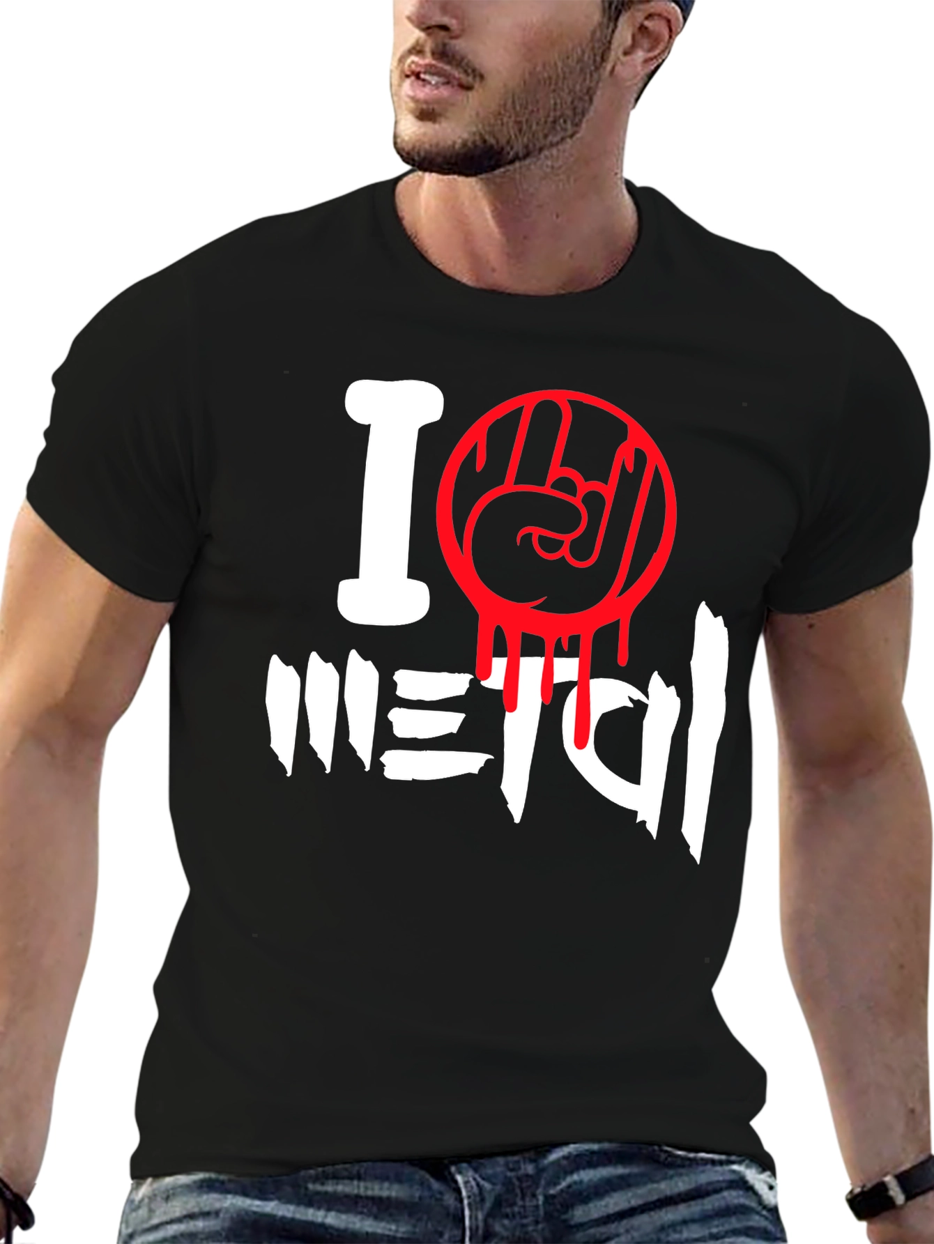 I Love Metal Graphic T-Shirt