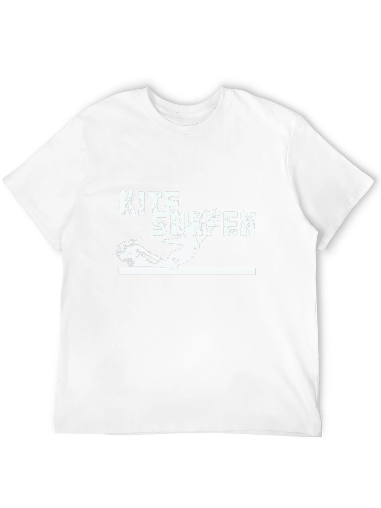 Kite Surfen Black T-Shirt - Water Sports Tee