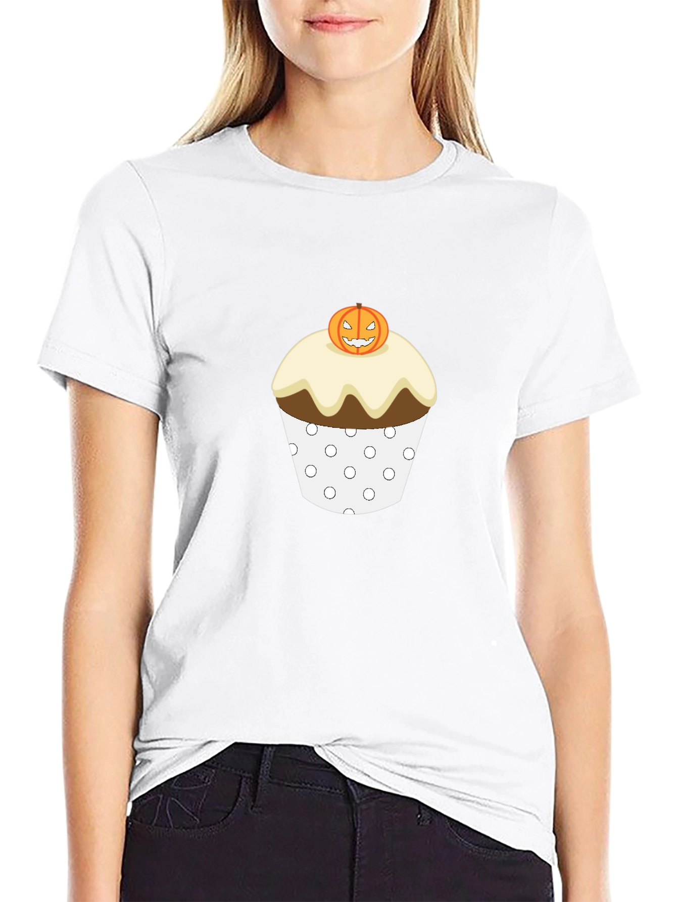 Halloween Cupcake T-Shirt - Spooky Treat Tee