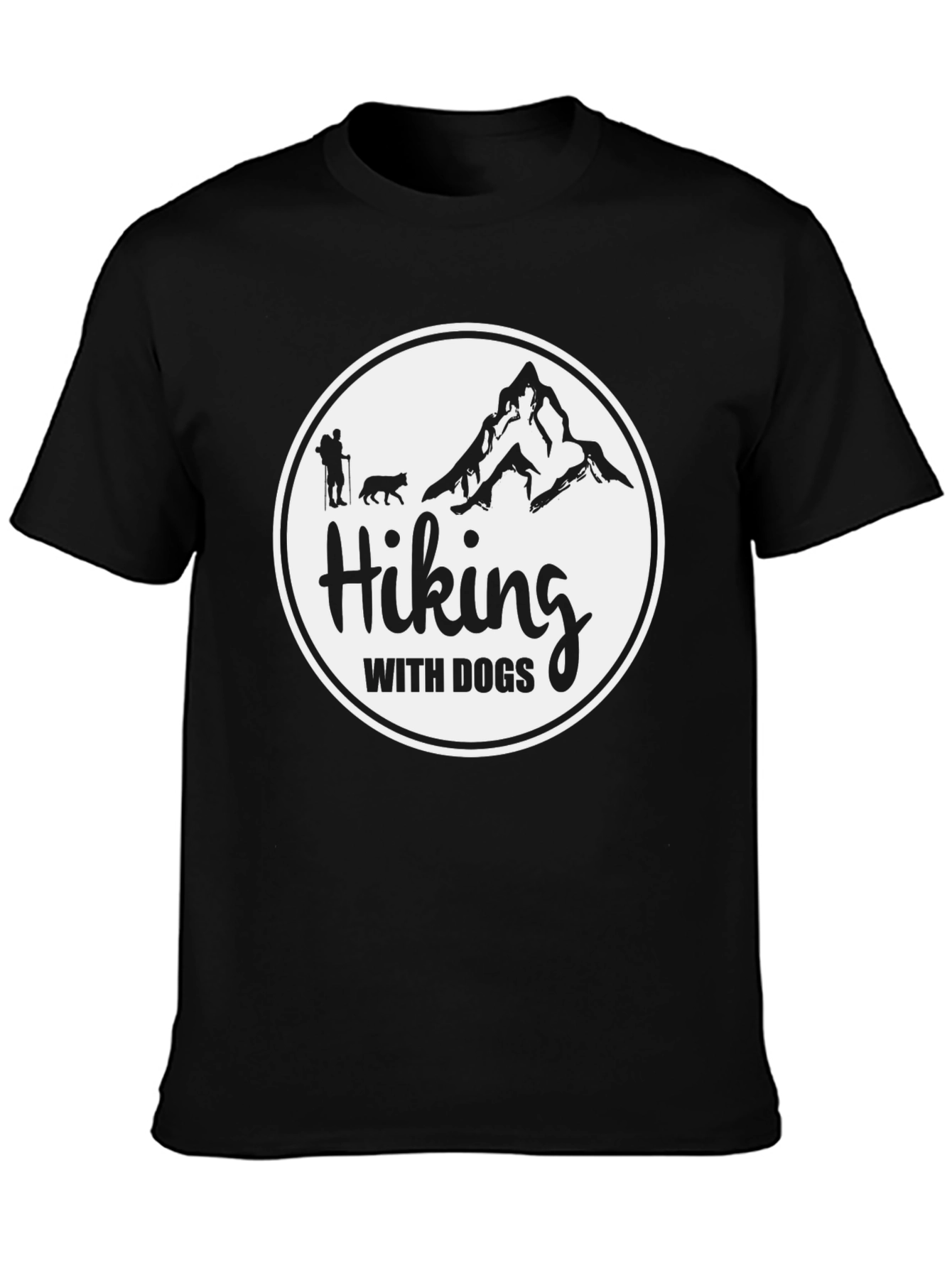 Hiking with Dogs Graphic Tee