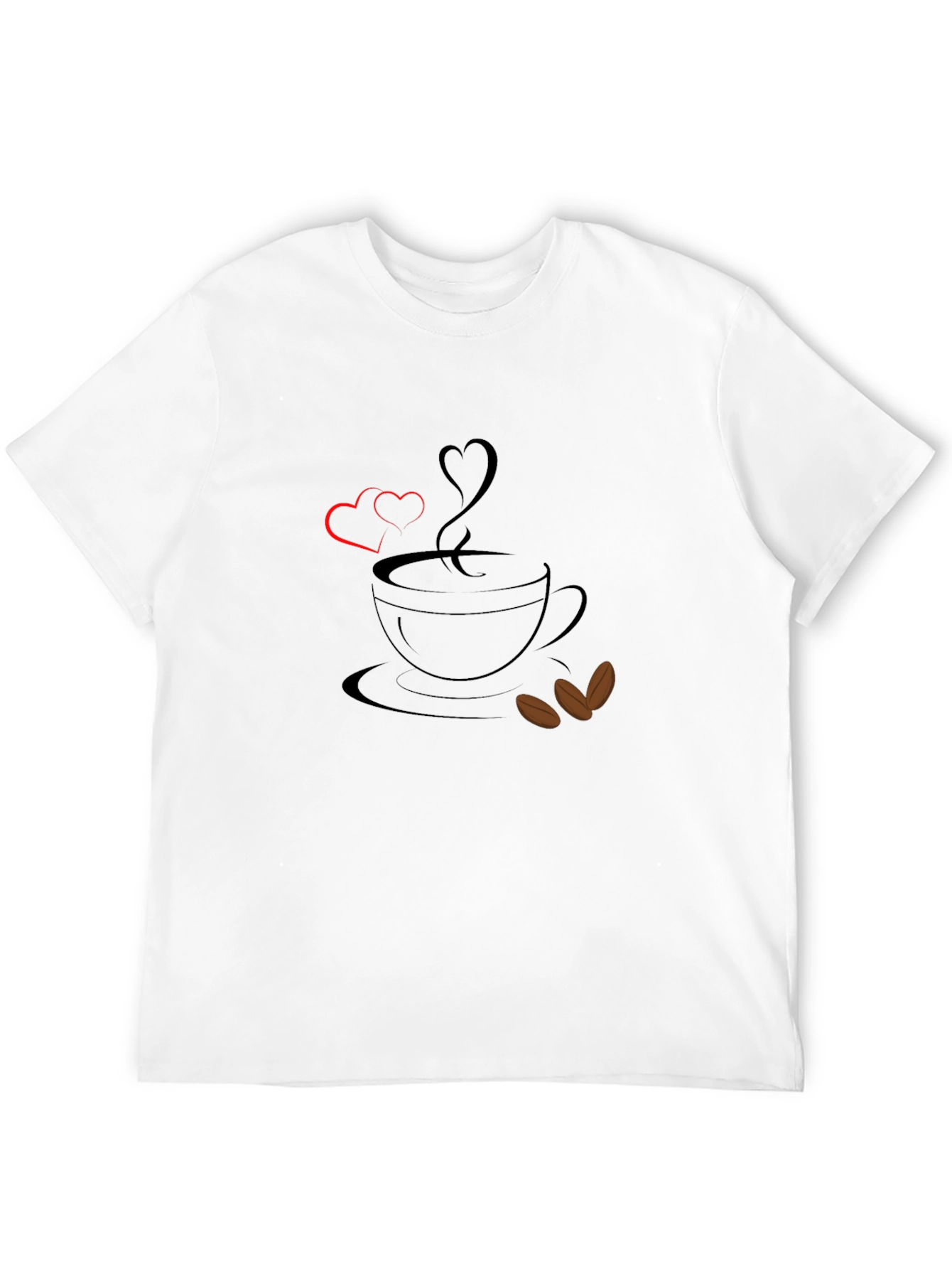 Coffee Love Graphic Tee - Black T-Shirt