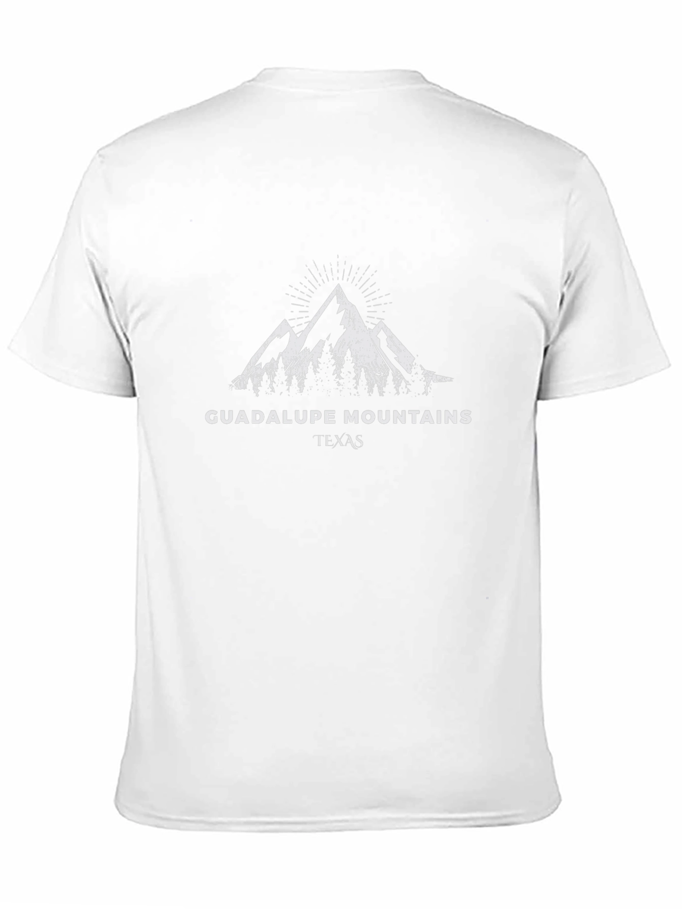 Guadalupe Mountains Texas Black T-Shirt