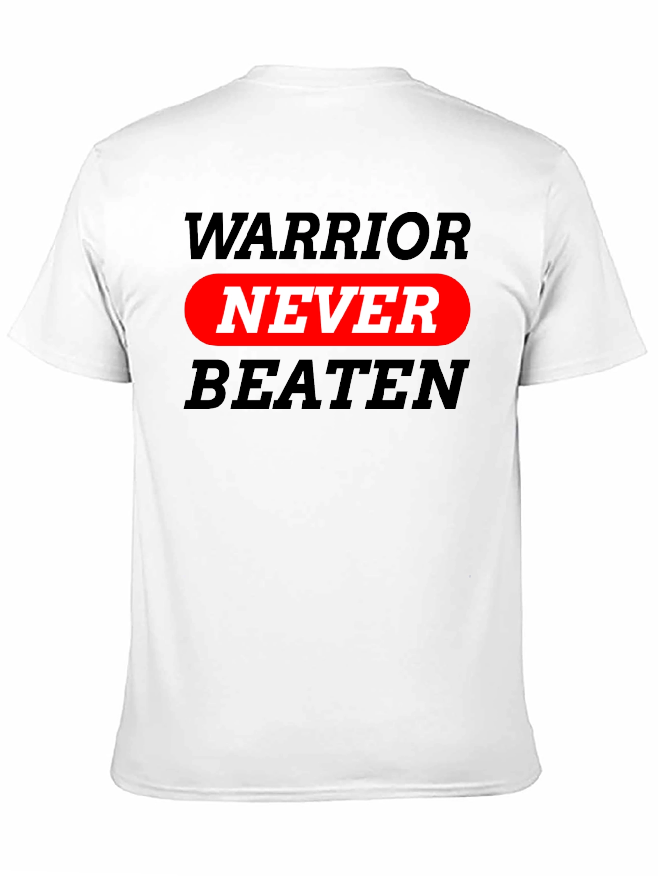 Warrior Never Beaten Graphic T-Shirt
