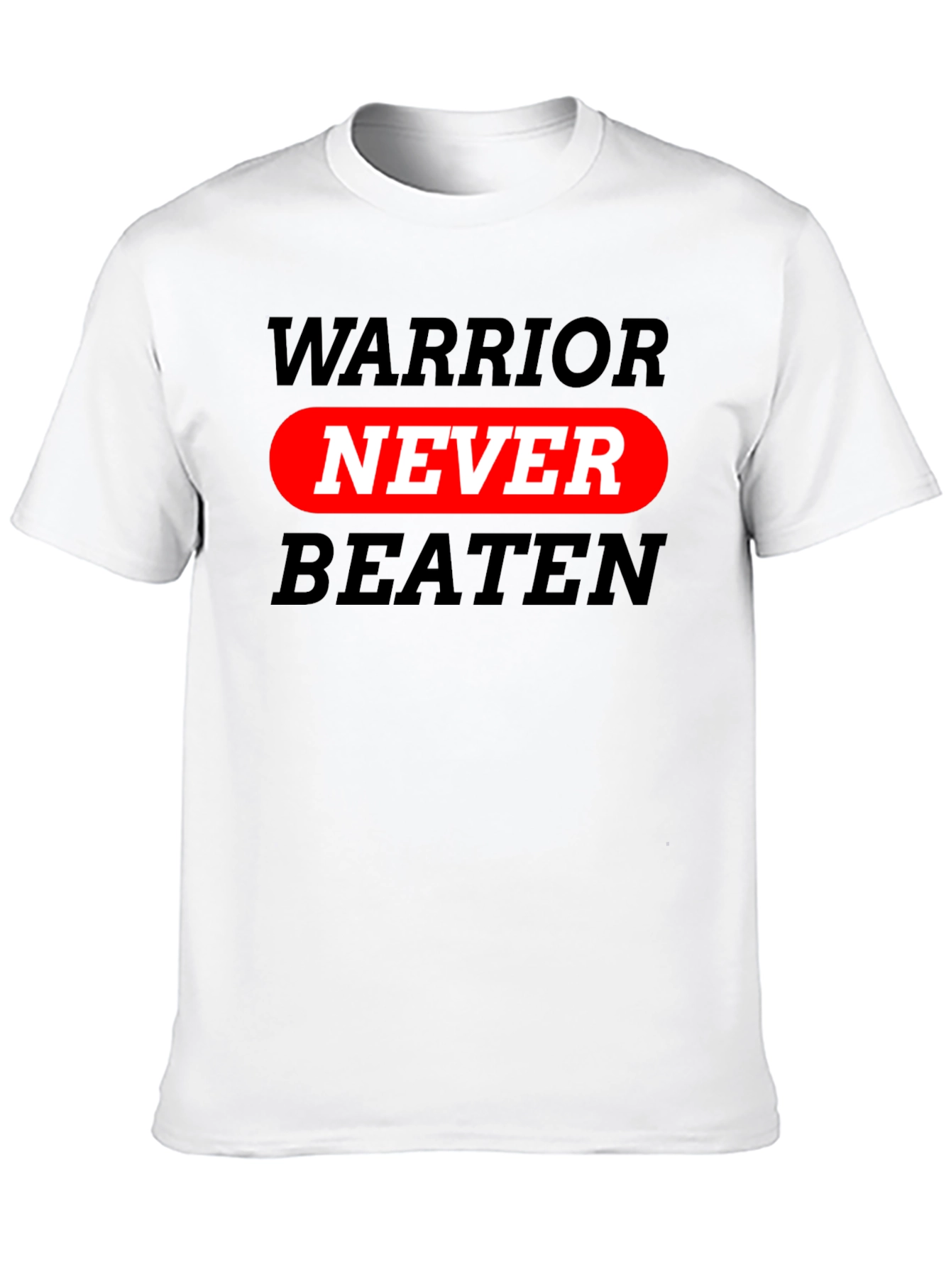 Warrior Never Beaten Graphic T-Shirt