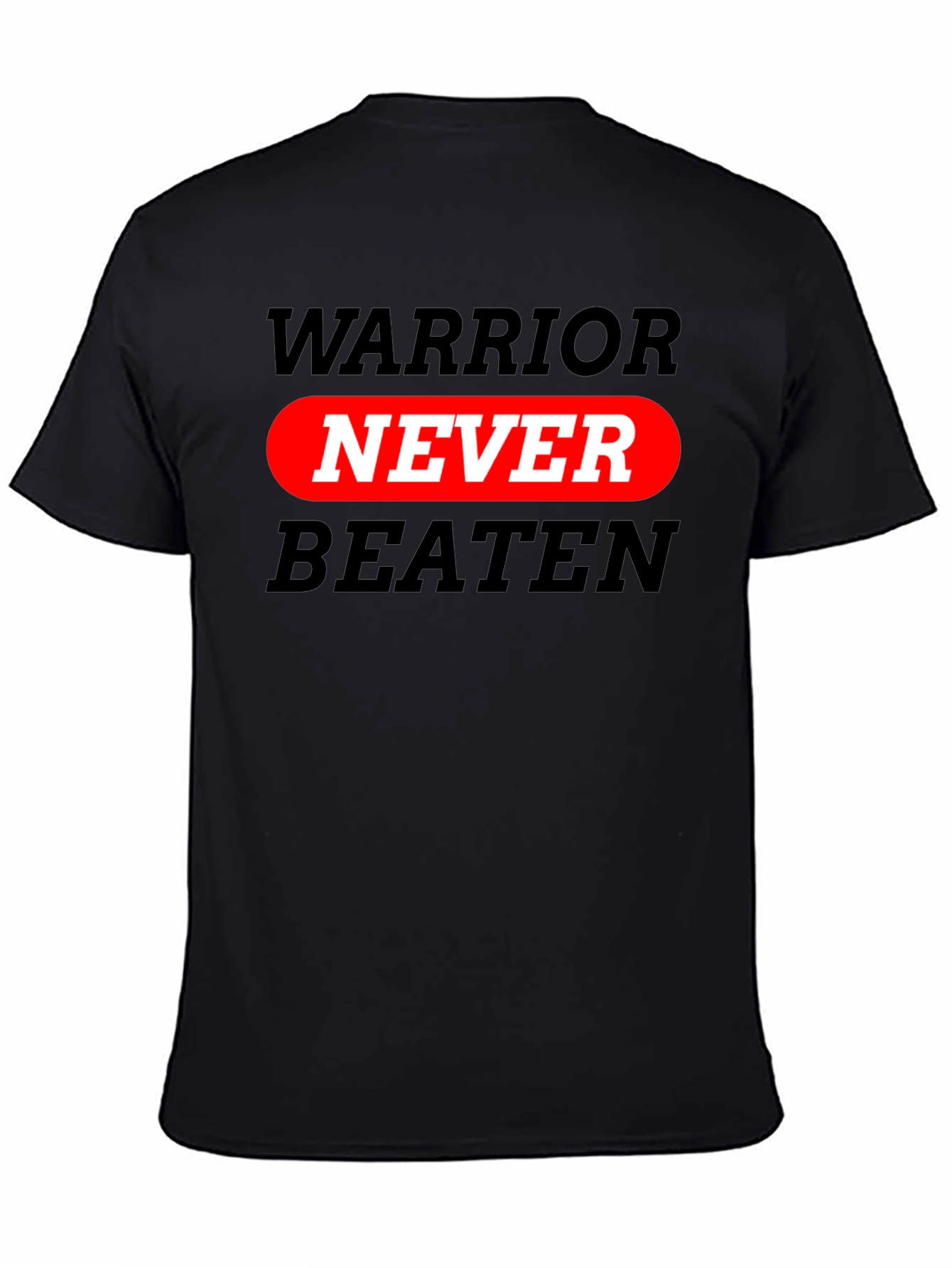 Warrior Never Beaten Graphic T-Shirt