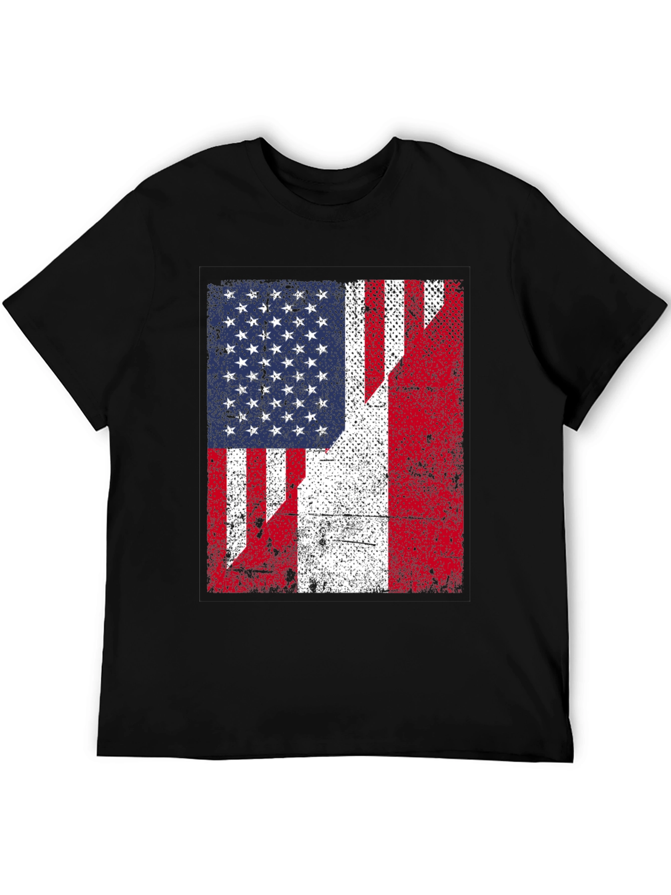 USA/Peru Flag Graphic Tee - Patriotic Fusion