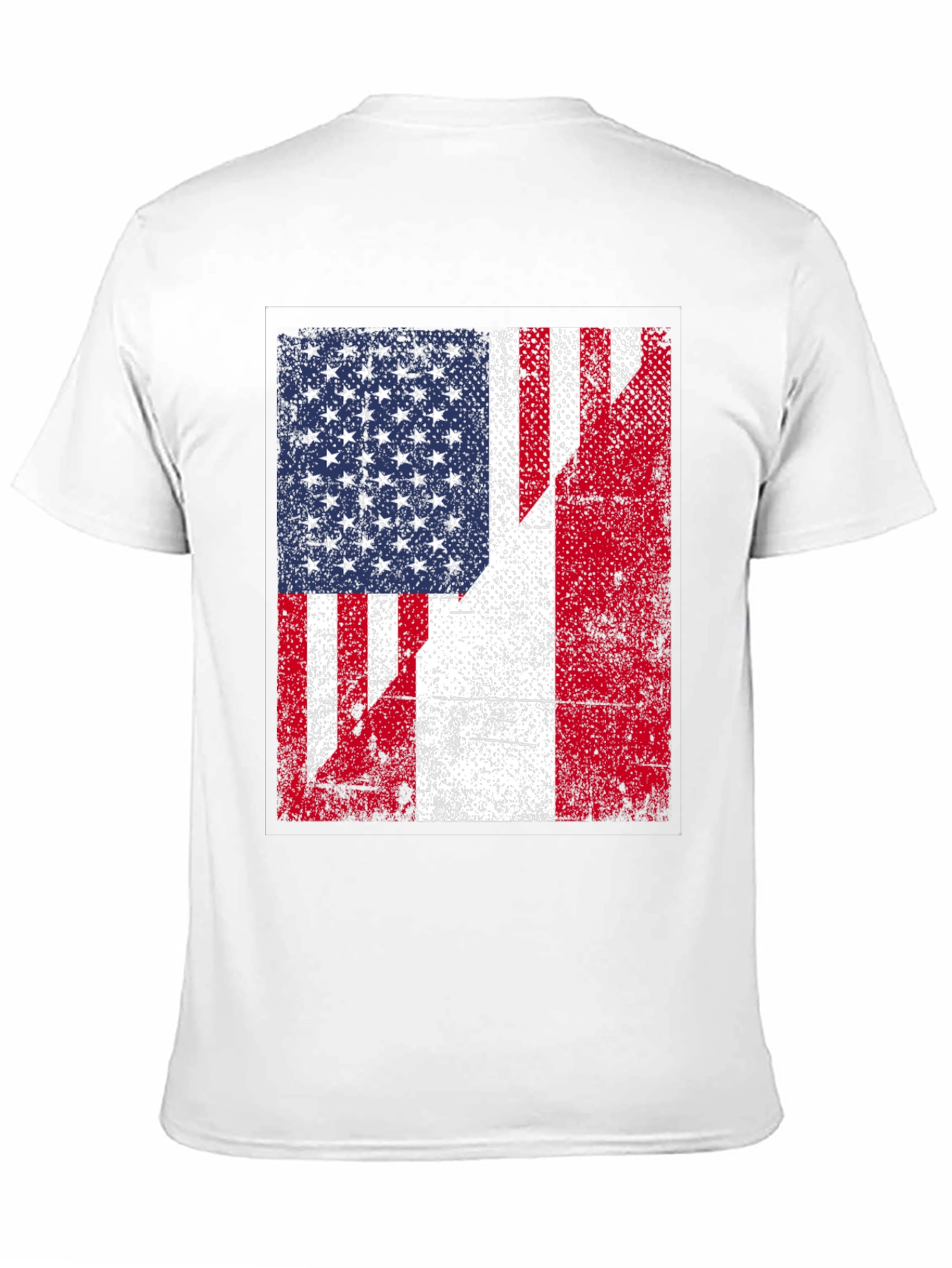 USA/Peru Flag Graphic Tee - Patriotic Fusion