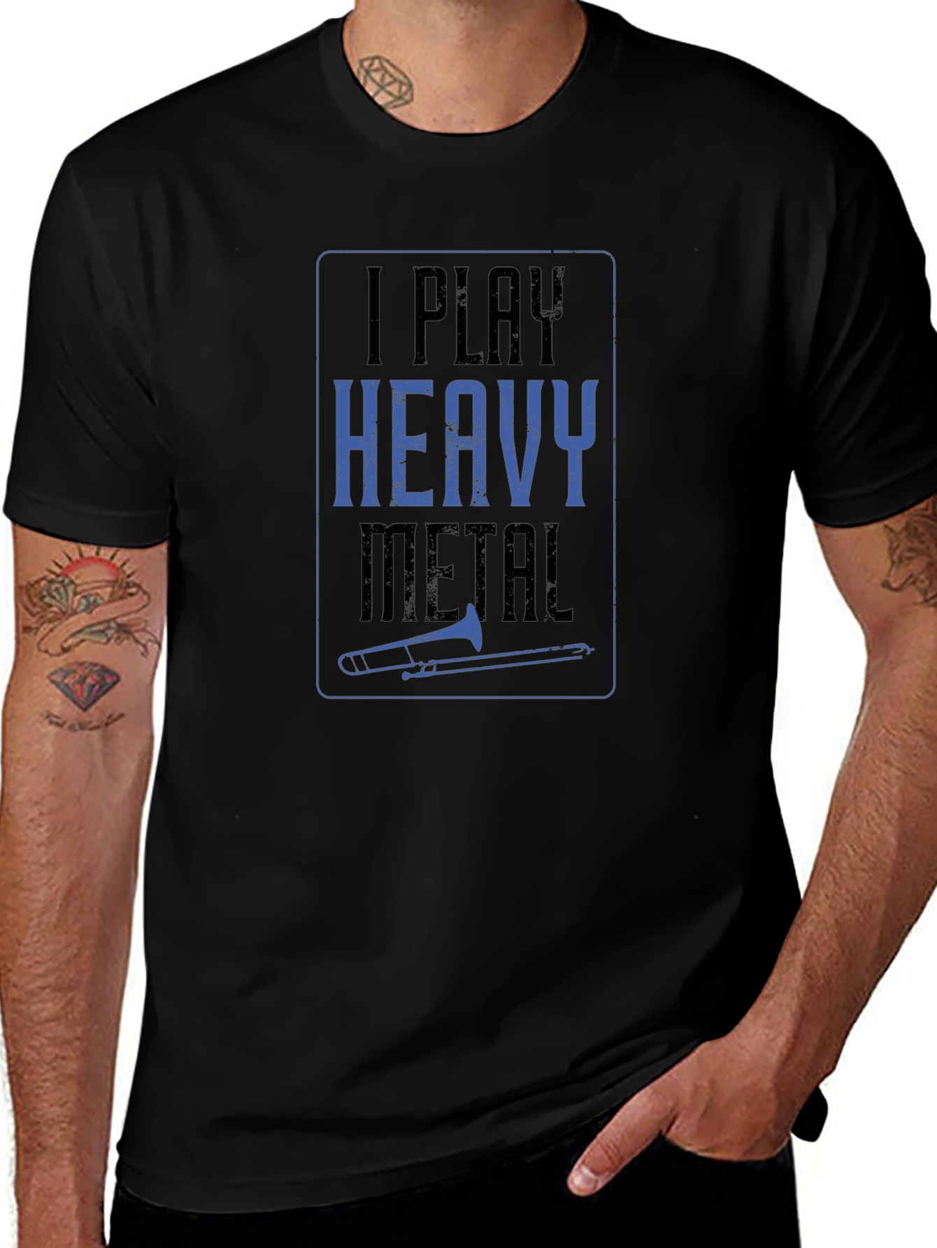 Heavy Metal Trombone Player T-Shirt