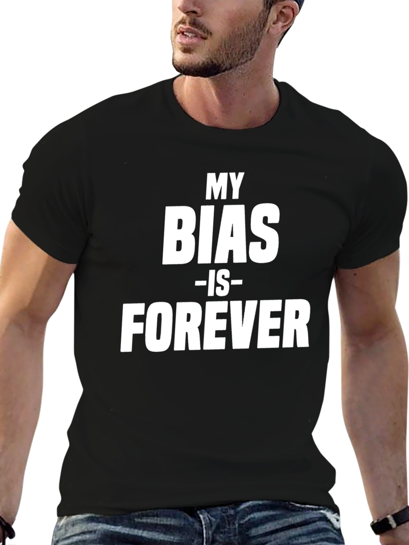My Bias is Forever Black T-Shirt