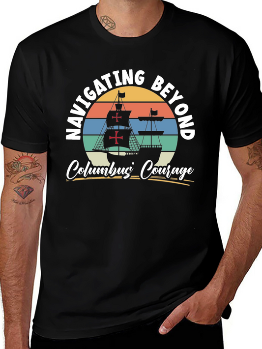 Navigating Beyond Columbus Courage Graphic Tee