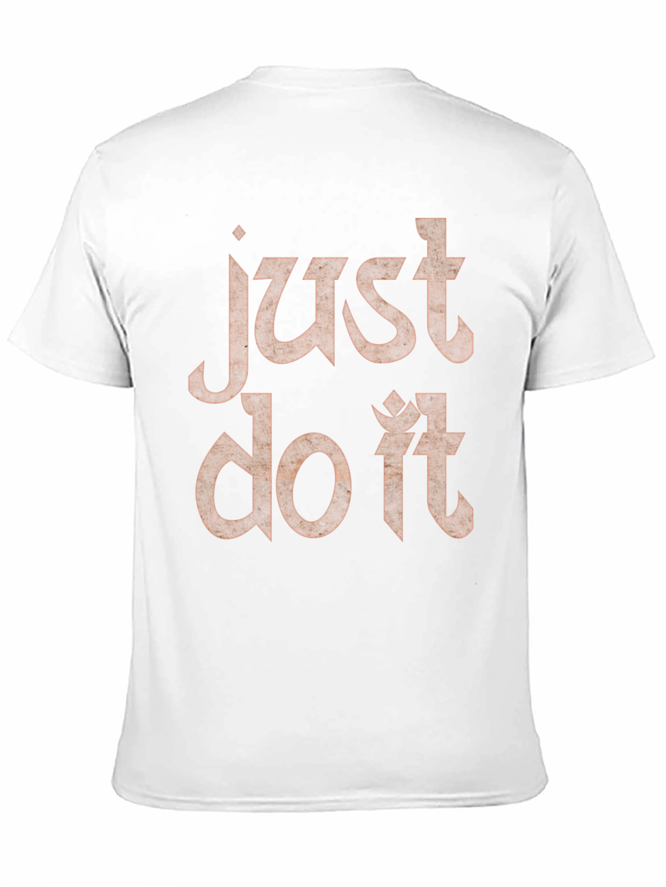 Just Do It Black Graphic Tee