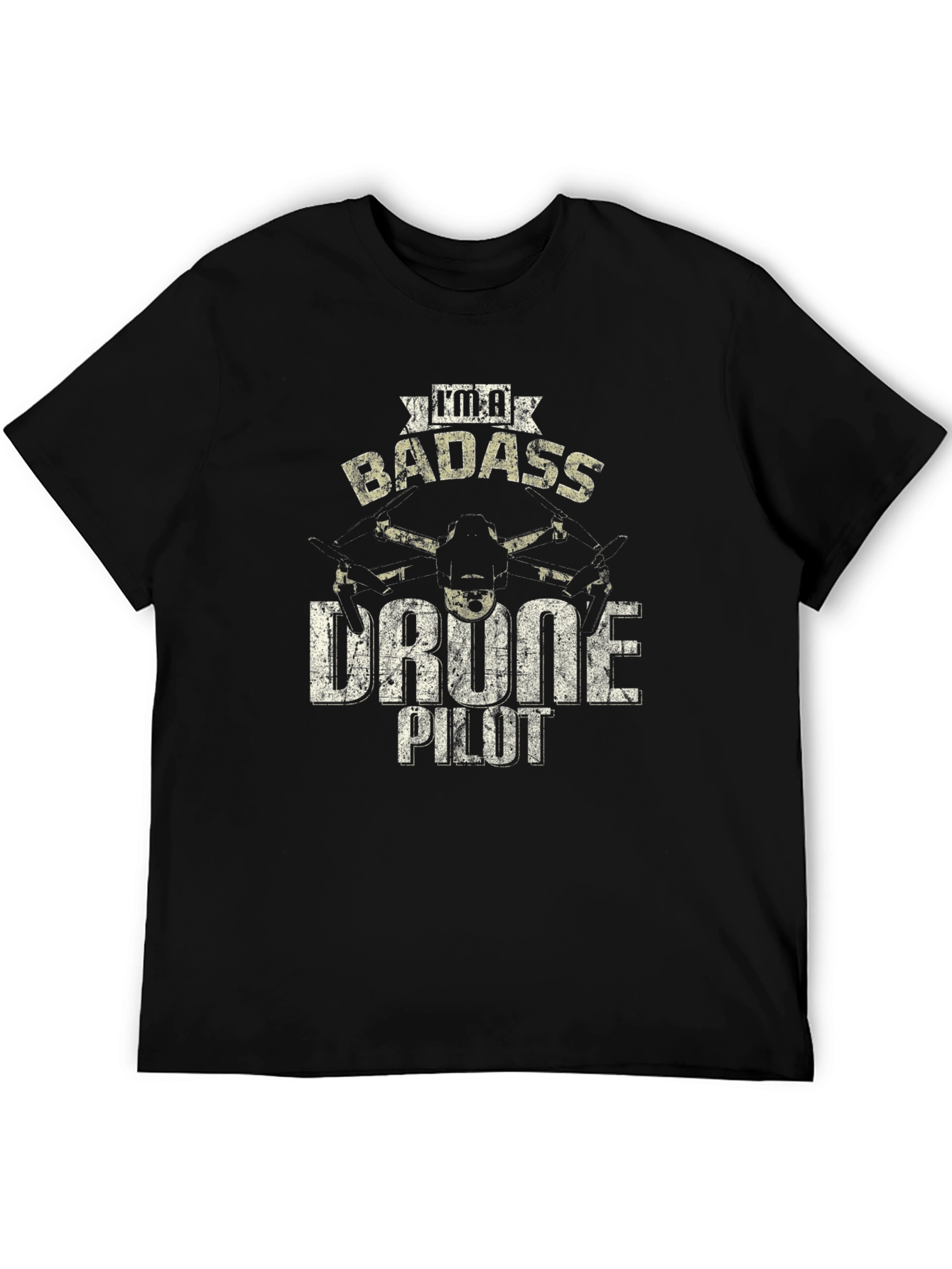 Badass Drone Pilot T-Shirt - Cool Graphic Tee