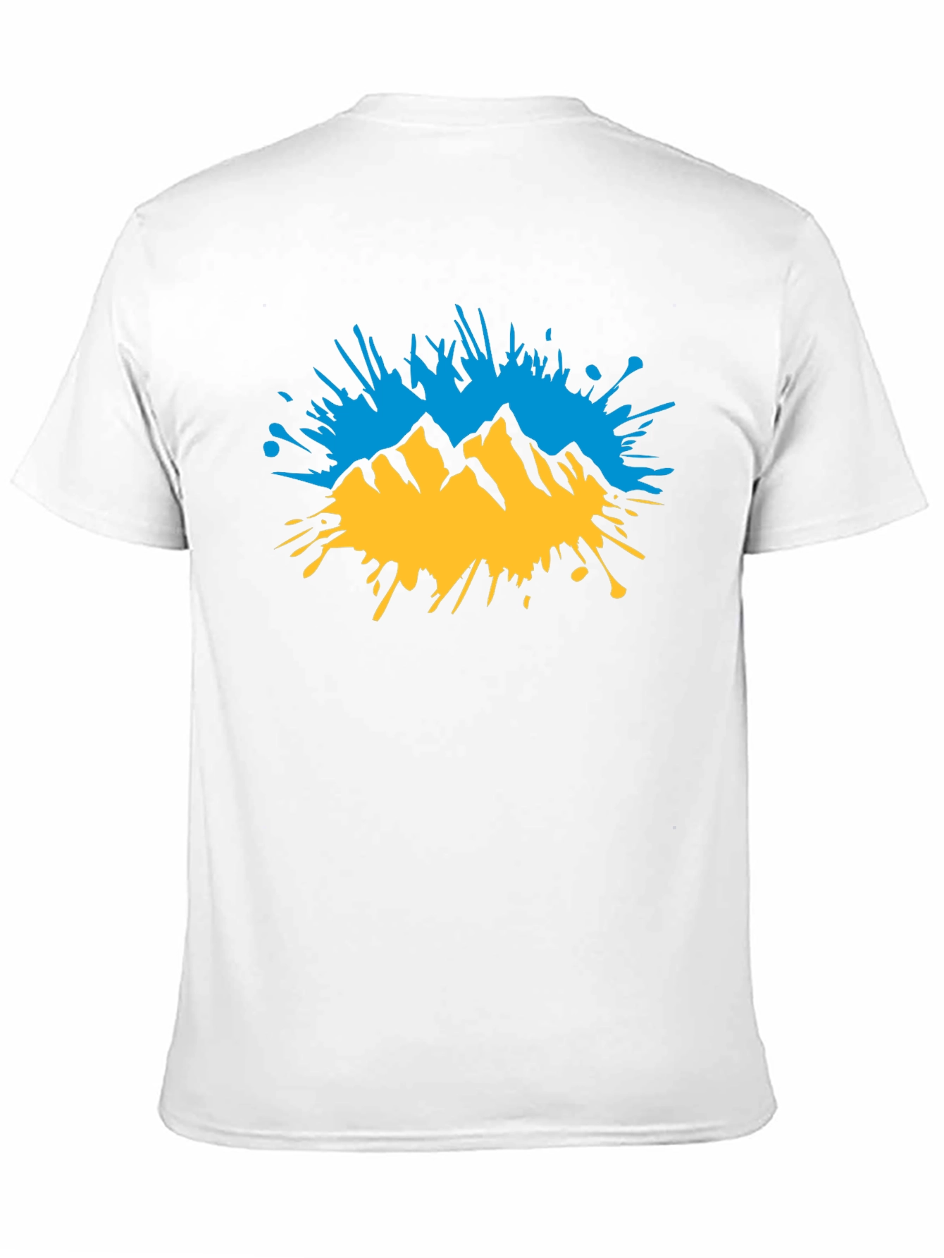 Mountain Splatter Graphic T-Shirt