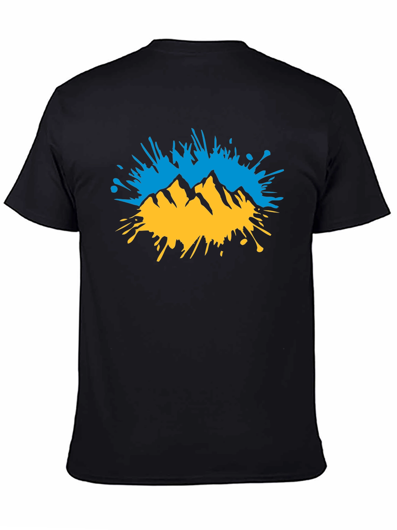 Mountain Splatter Graphic T-Shirt