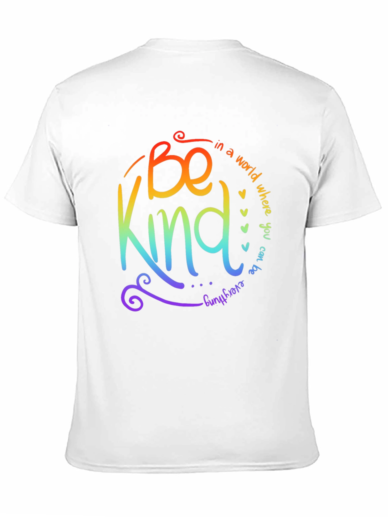 Be Kind Rainbow Graphic T-Shirt