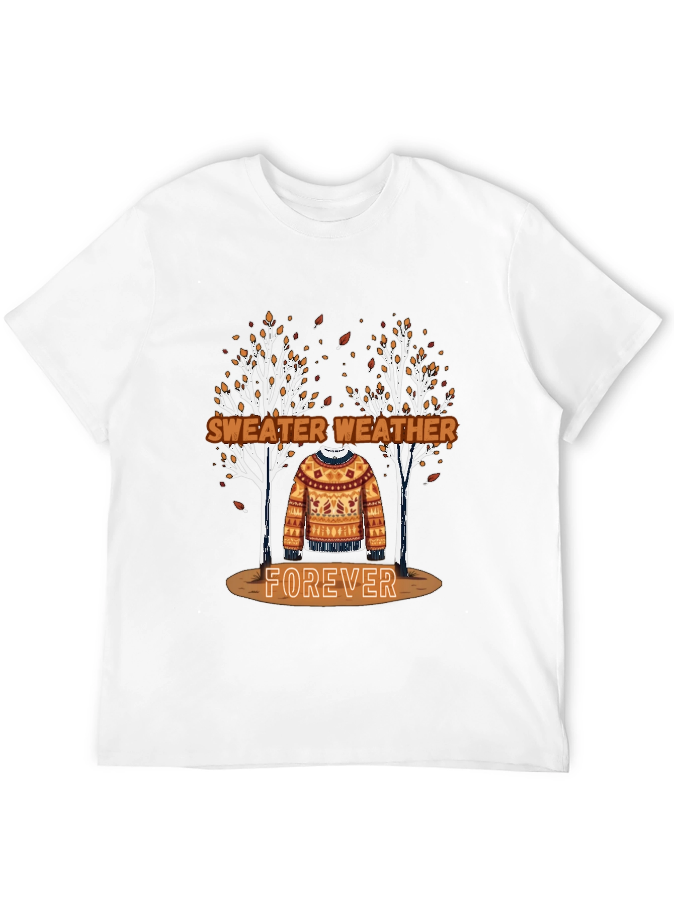 Sweater Weather Forever Tee - Autumn Aesthetic Shirt