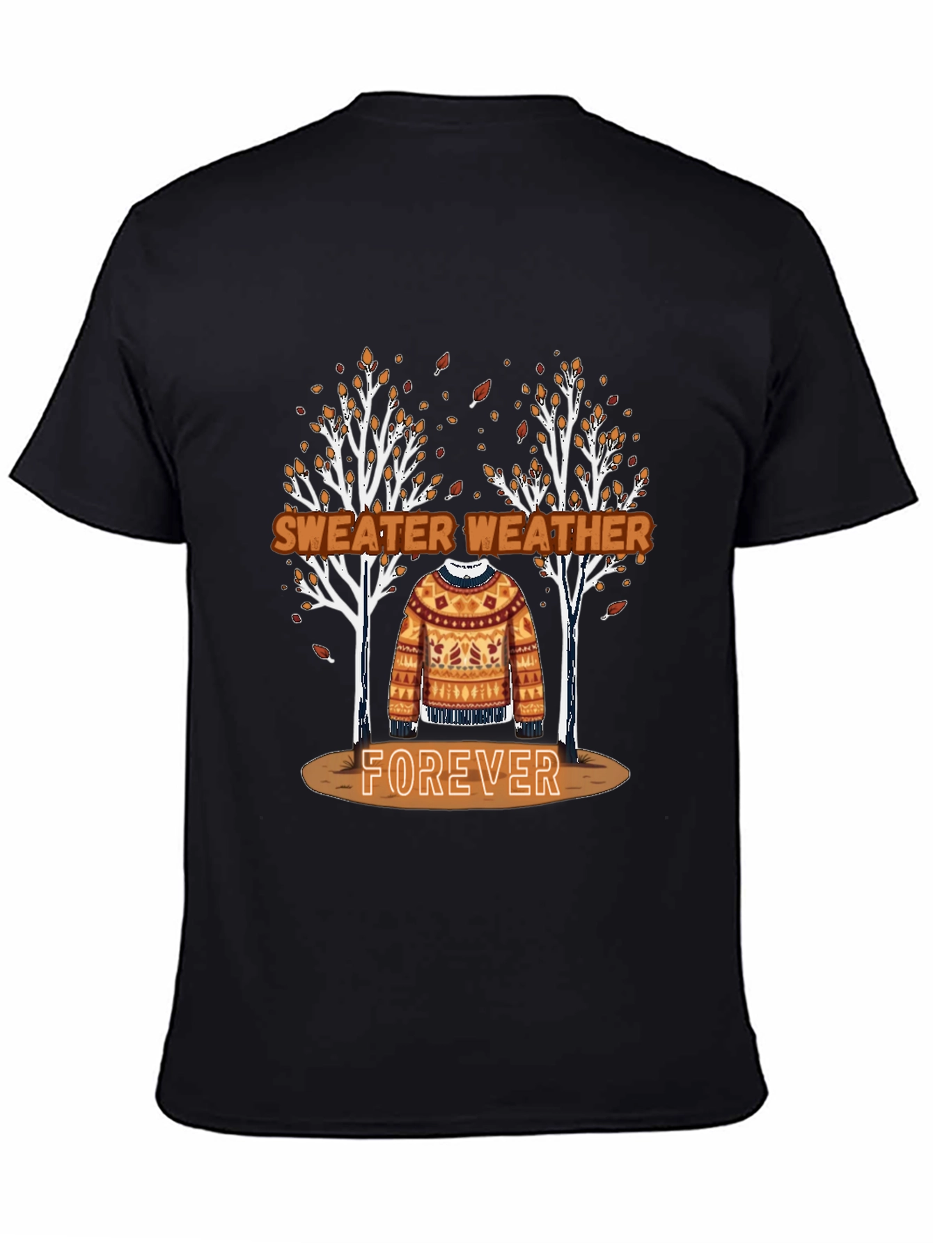 Sweater Weather Forever Tee - Autumn Aesthetic Shirt
