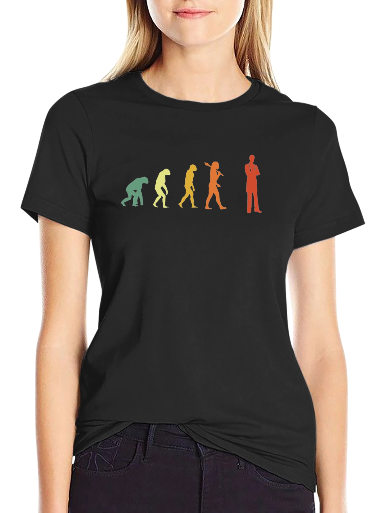 Evolution of Man Doctor T-Shirt