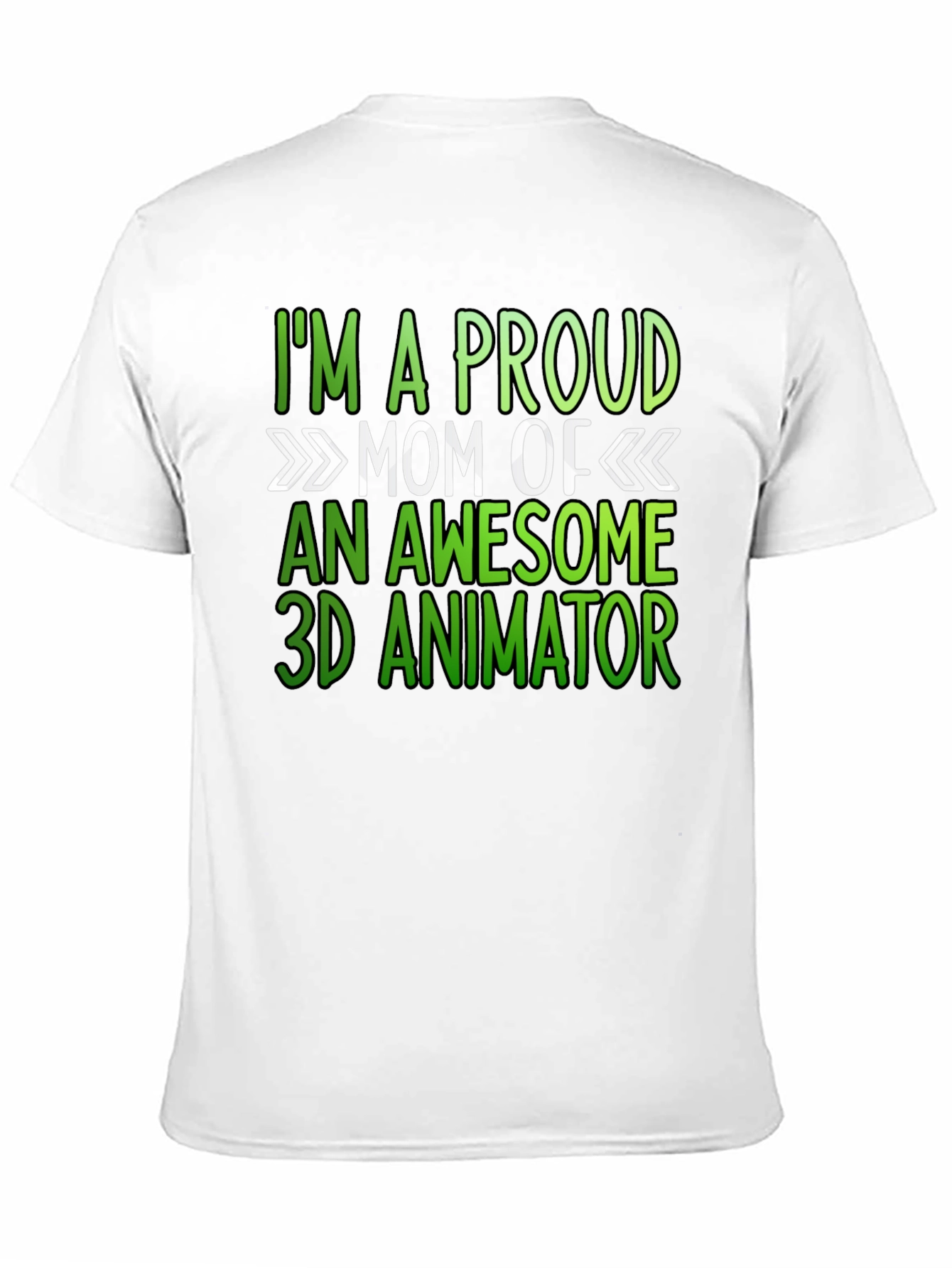 Proud Mom 3D Animator Graphic Tee