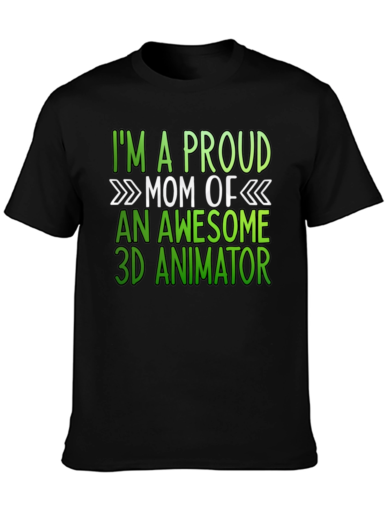 Proud Mom 3D Animator Graphic Tee