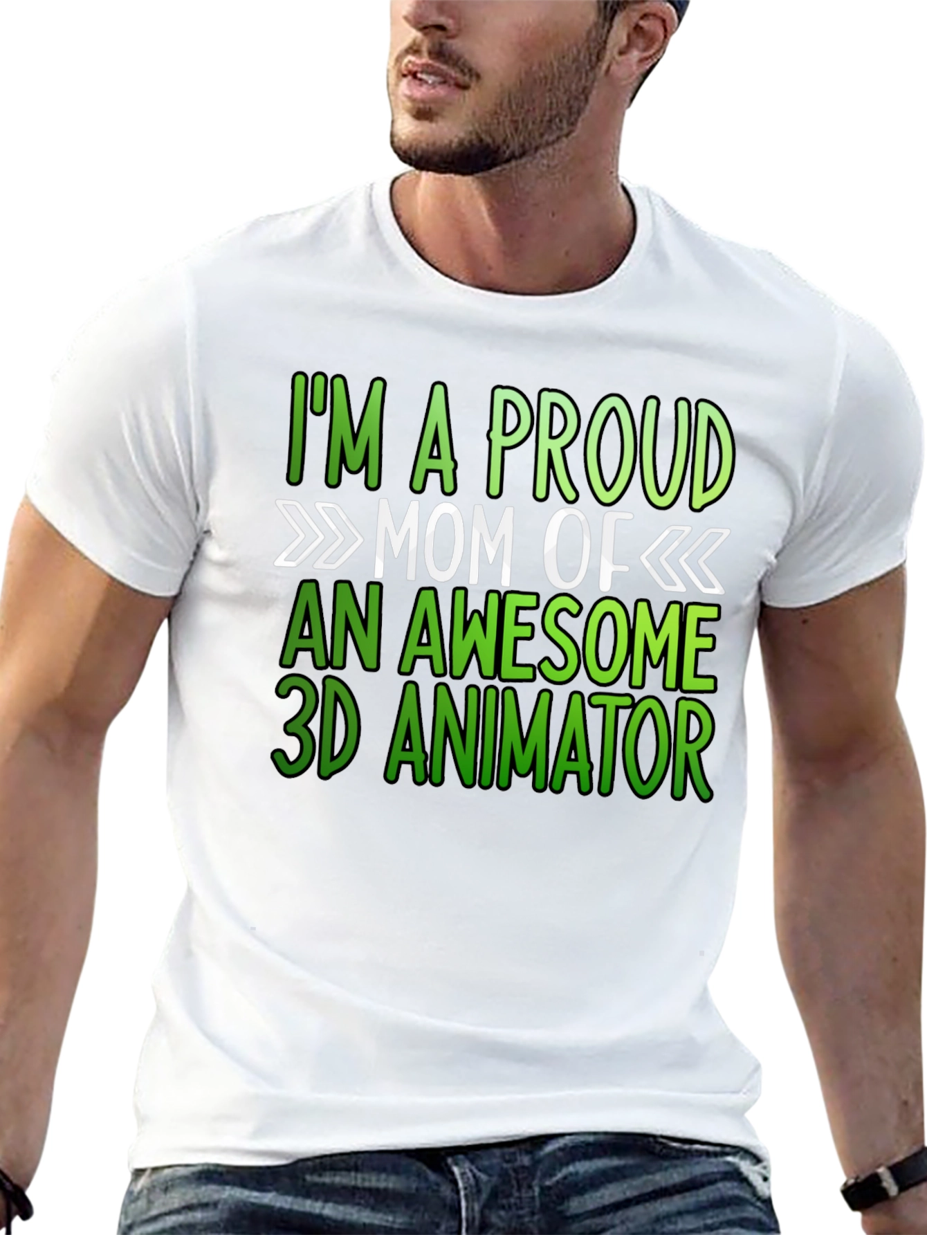 Proud Mom 3D Animator Graphic Tee