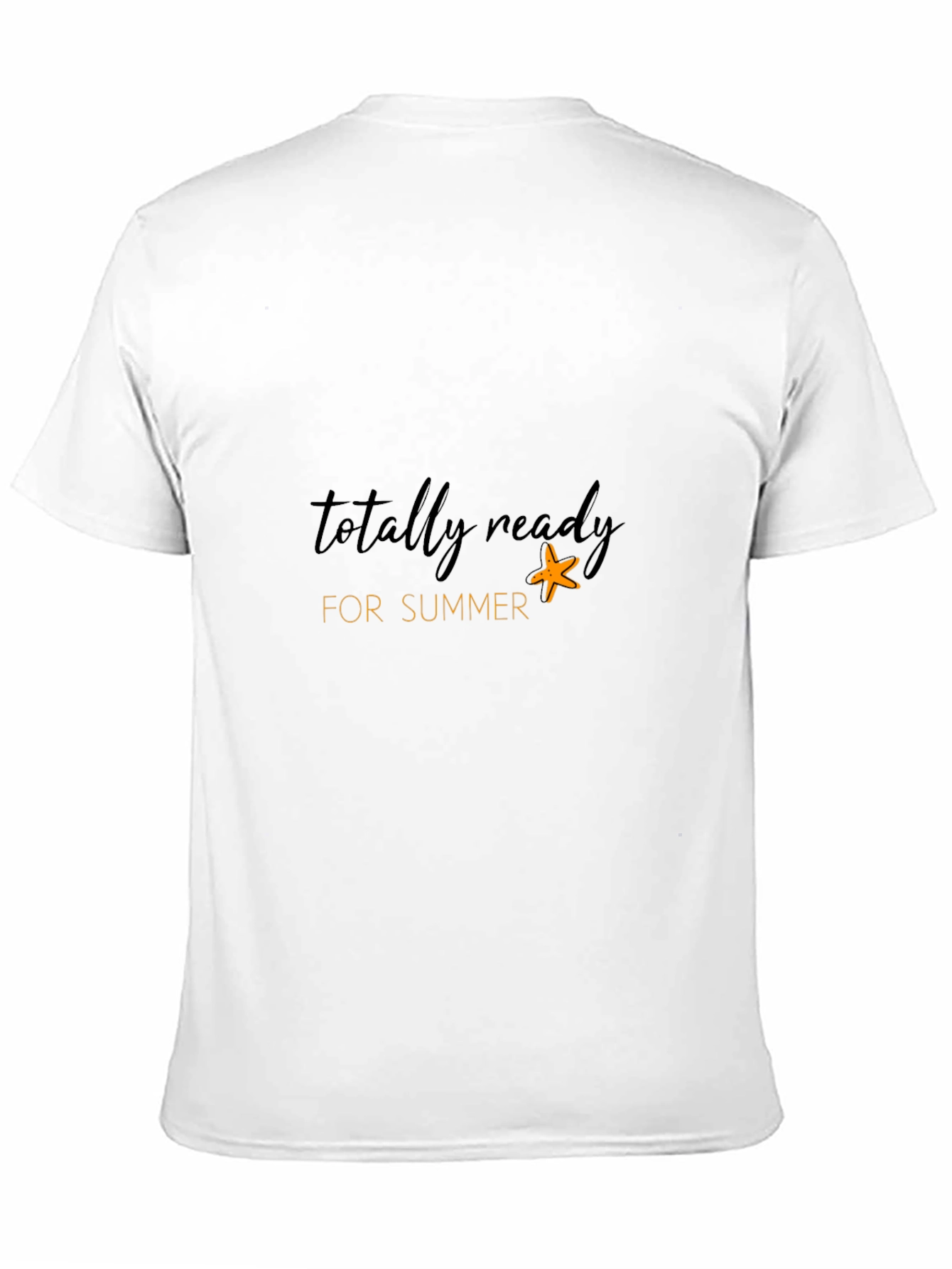 Totally Ready for Summer Black Graphic T-Shirt