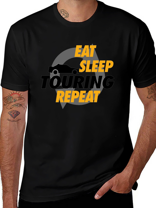 Eat Sleep Touring Repeat Graphic T-Shirt