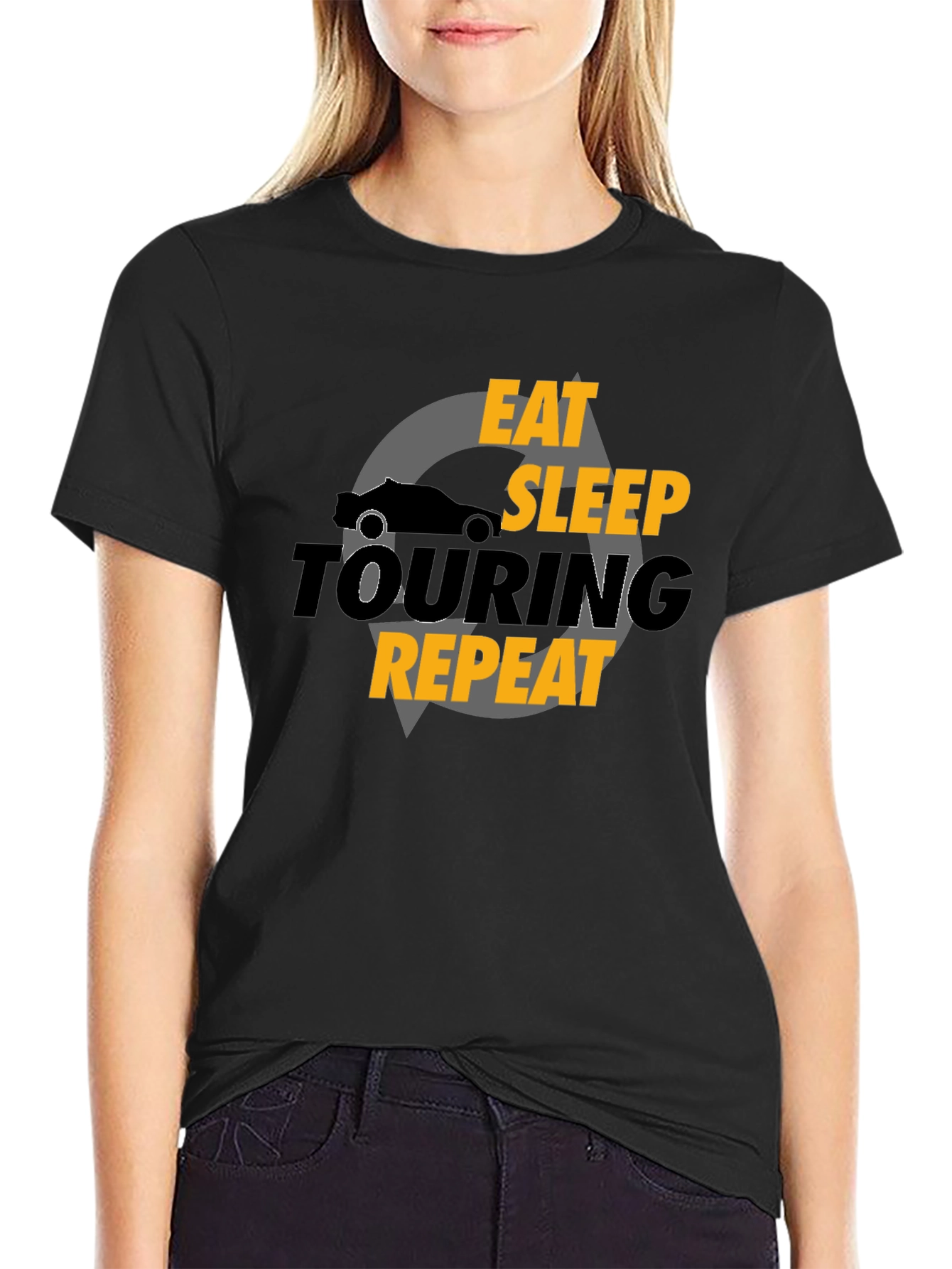 Eat Sleep Touring Repeat Graphic T-Shirt