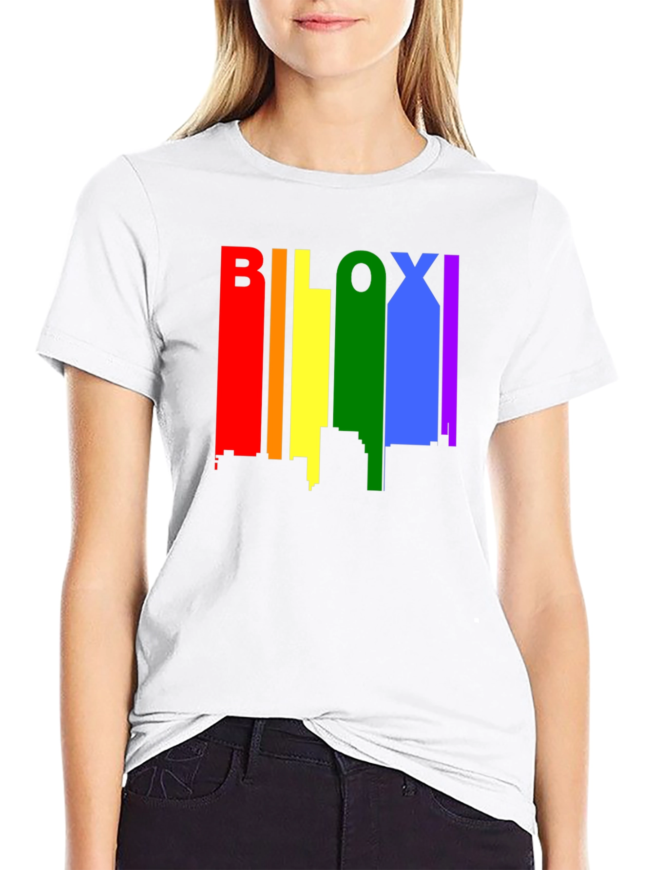 Biloxi Pride Skyline Black T-Shirt