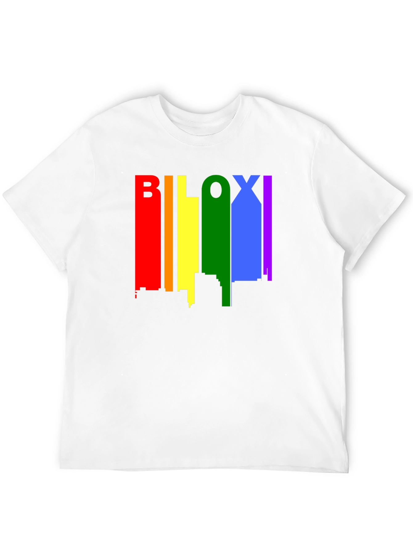 Biloxi Pride Skyline Black T-Shirt