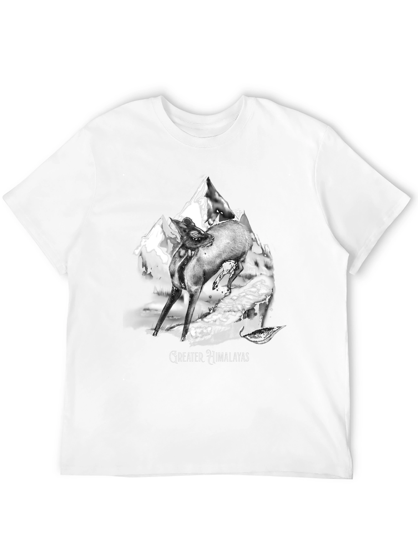 Greater Himalayas Graphic Tee - Black