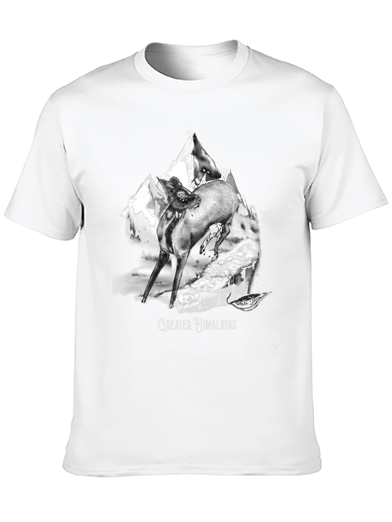 Greater Himalayas Graphic Tee - Black