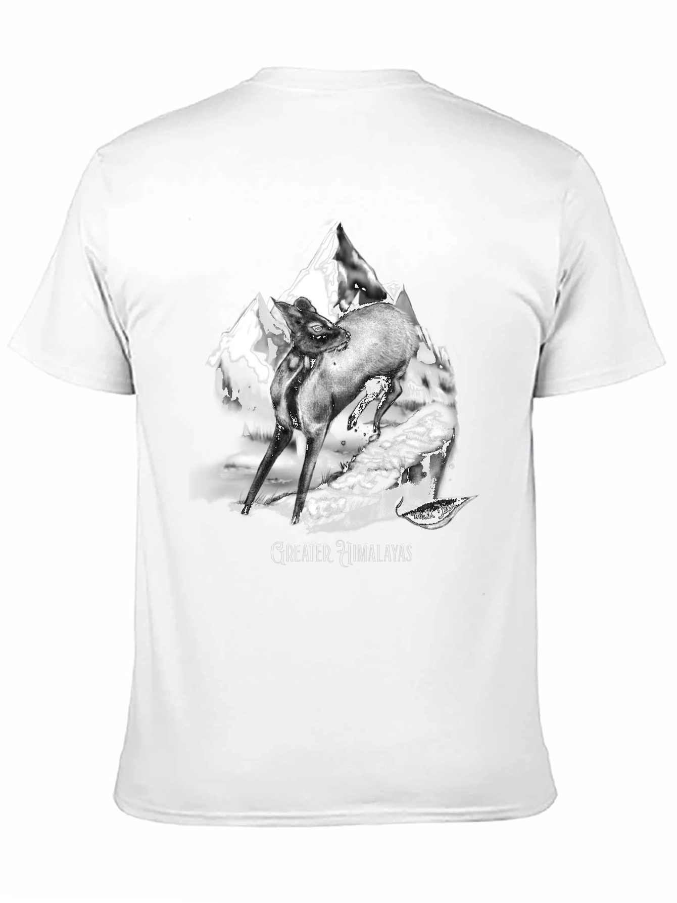 Greater Himalayas Graphic Tee - Black