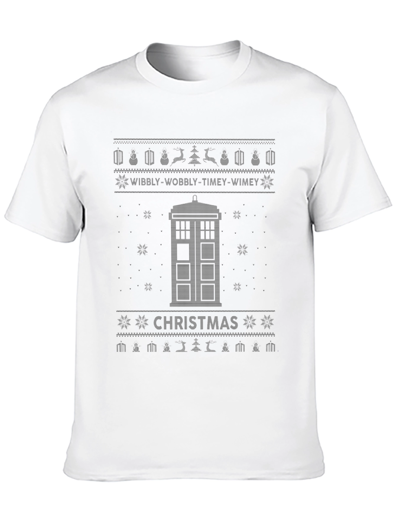 Doctor Who Christmas TARDIS Holiday Sweater Shirt