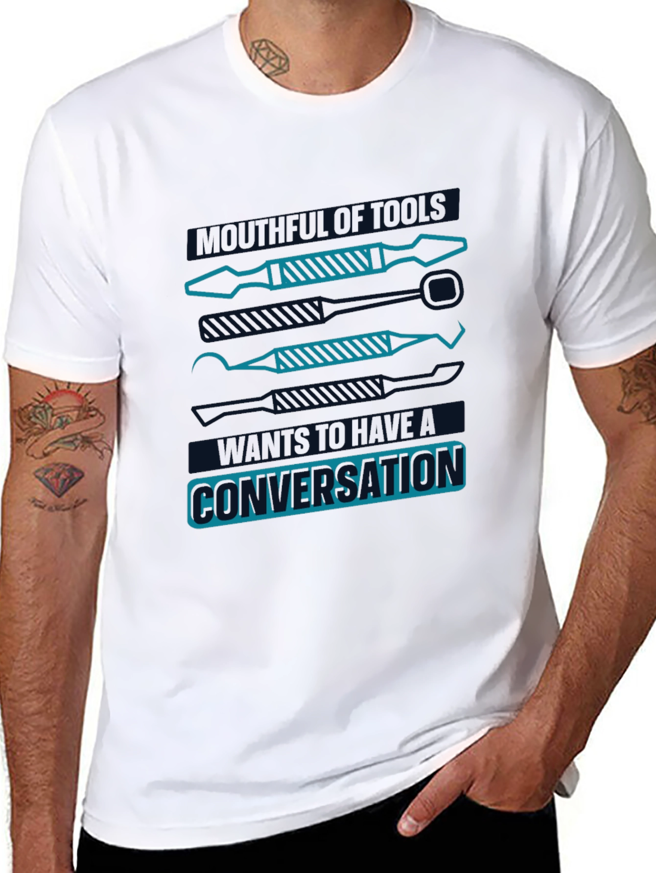 Dentist Tools T-Shirt: Meaningful Conversation Starter
