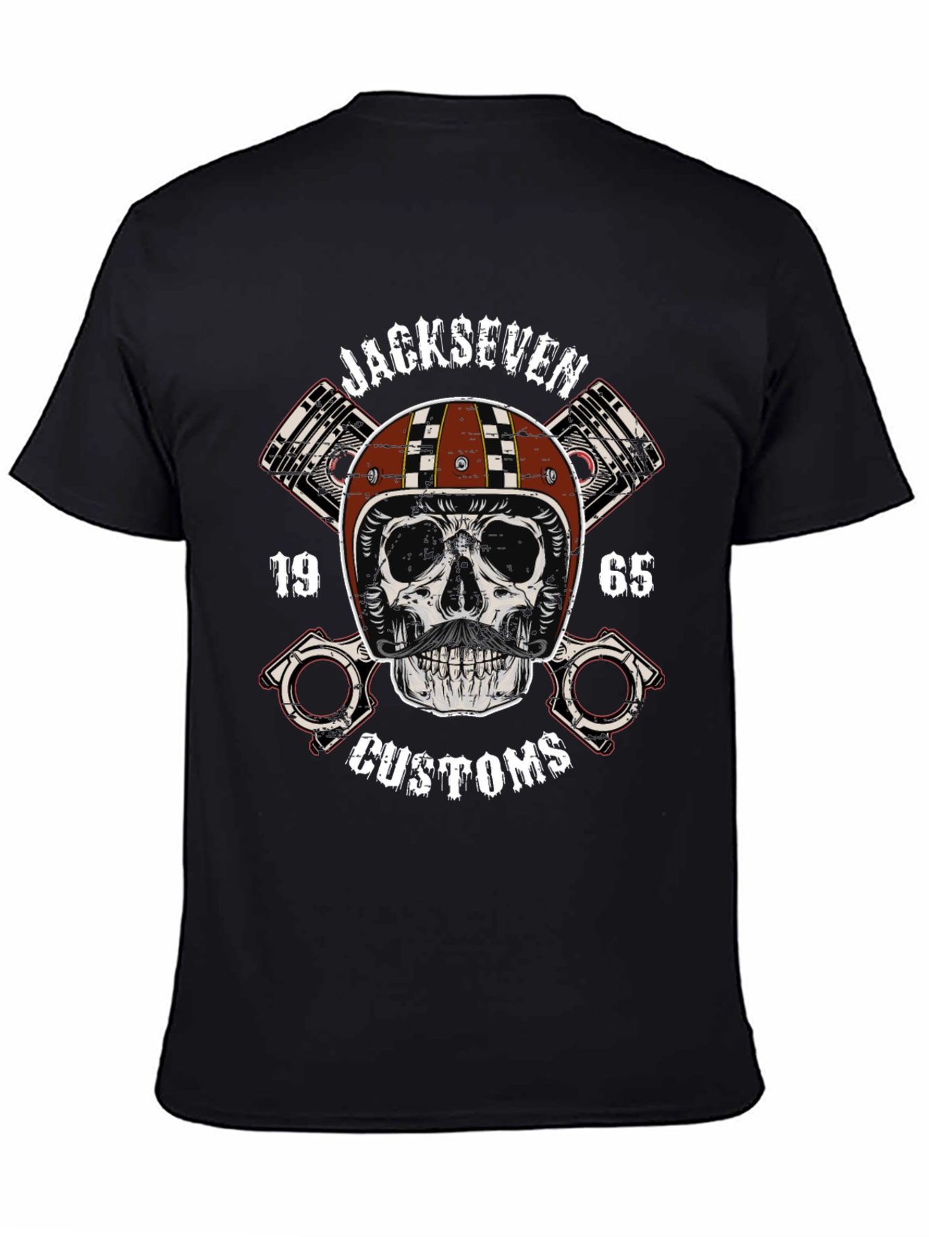 Jackseven Customs Skull Graphic Tee