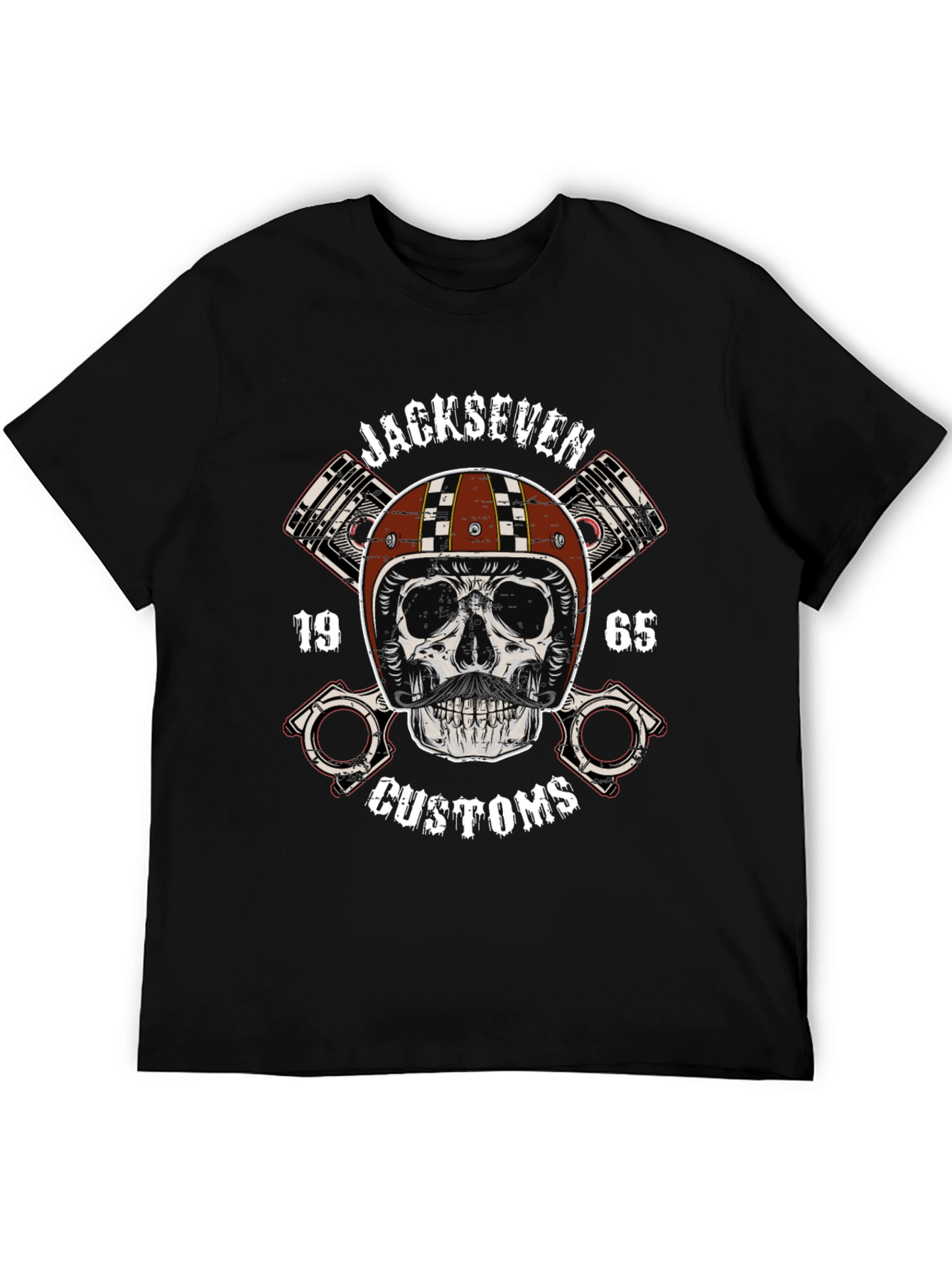 Jackseven Customs Skull Graphic Tee