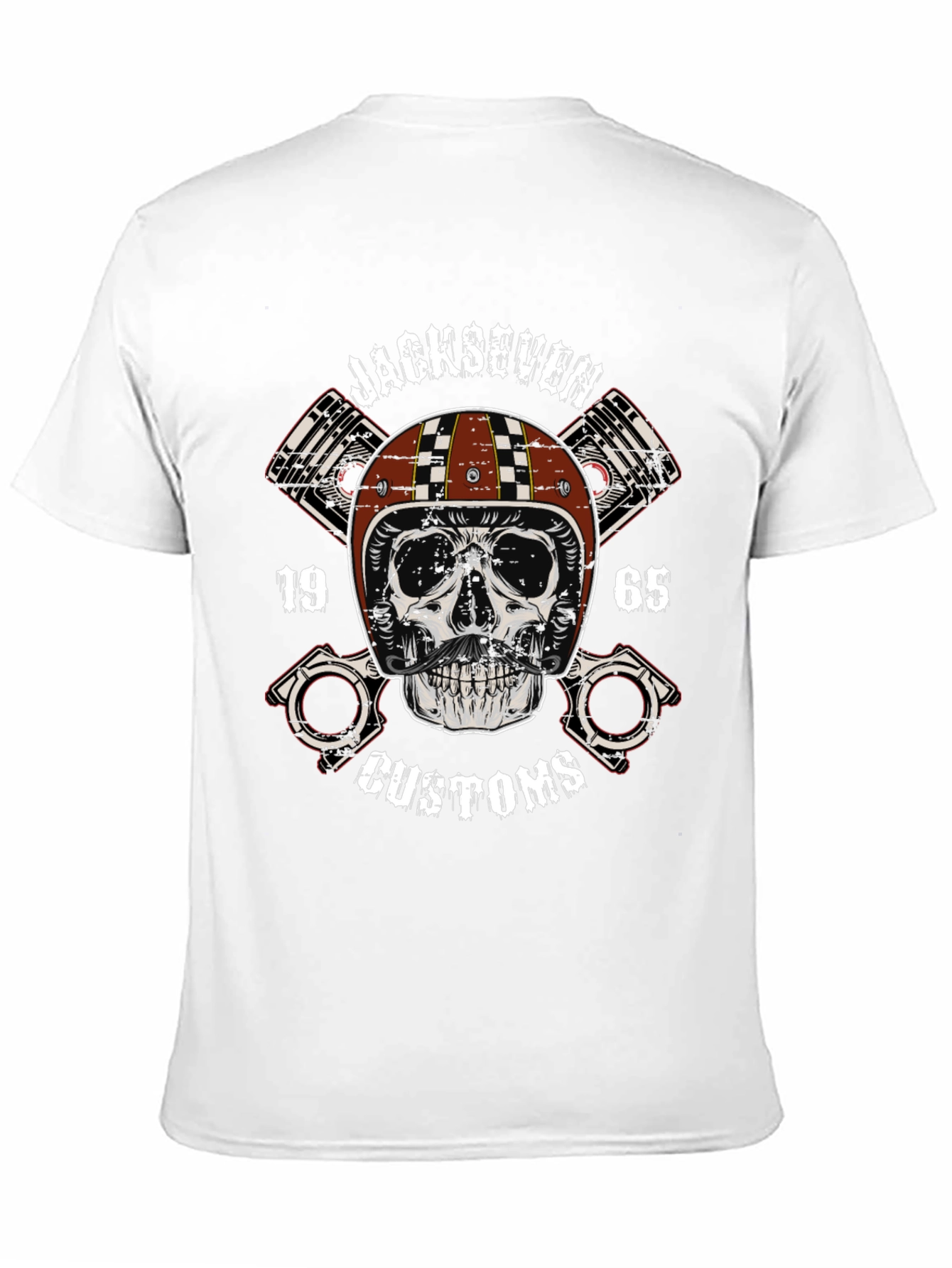 Jackseven Customs Skull Graphic Tee