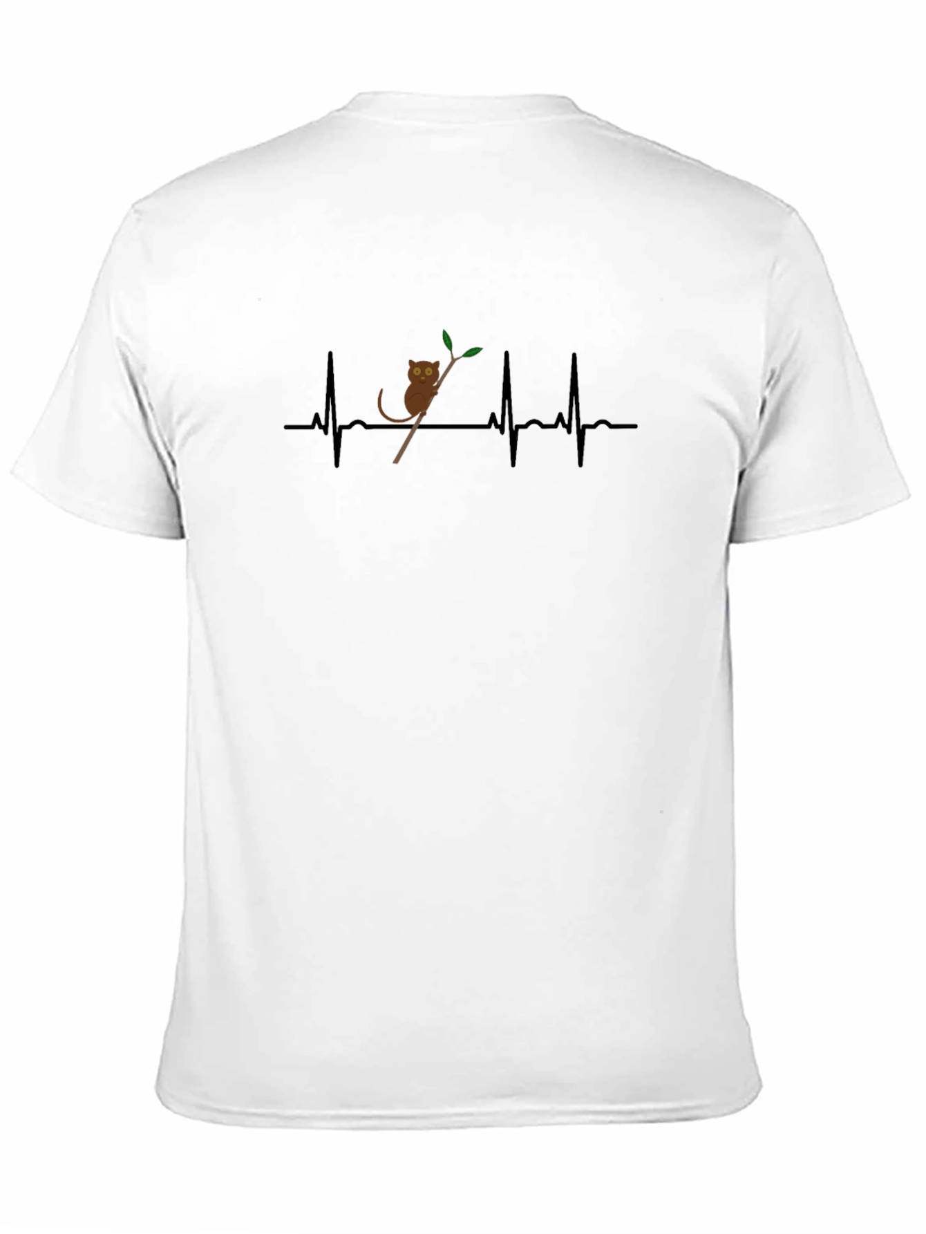Tarsier Heartbeat T-Shirt - Cute Primate Design