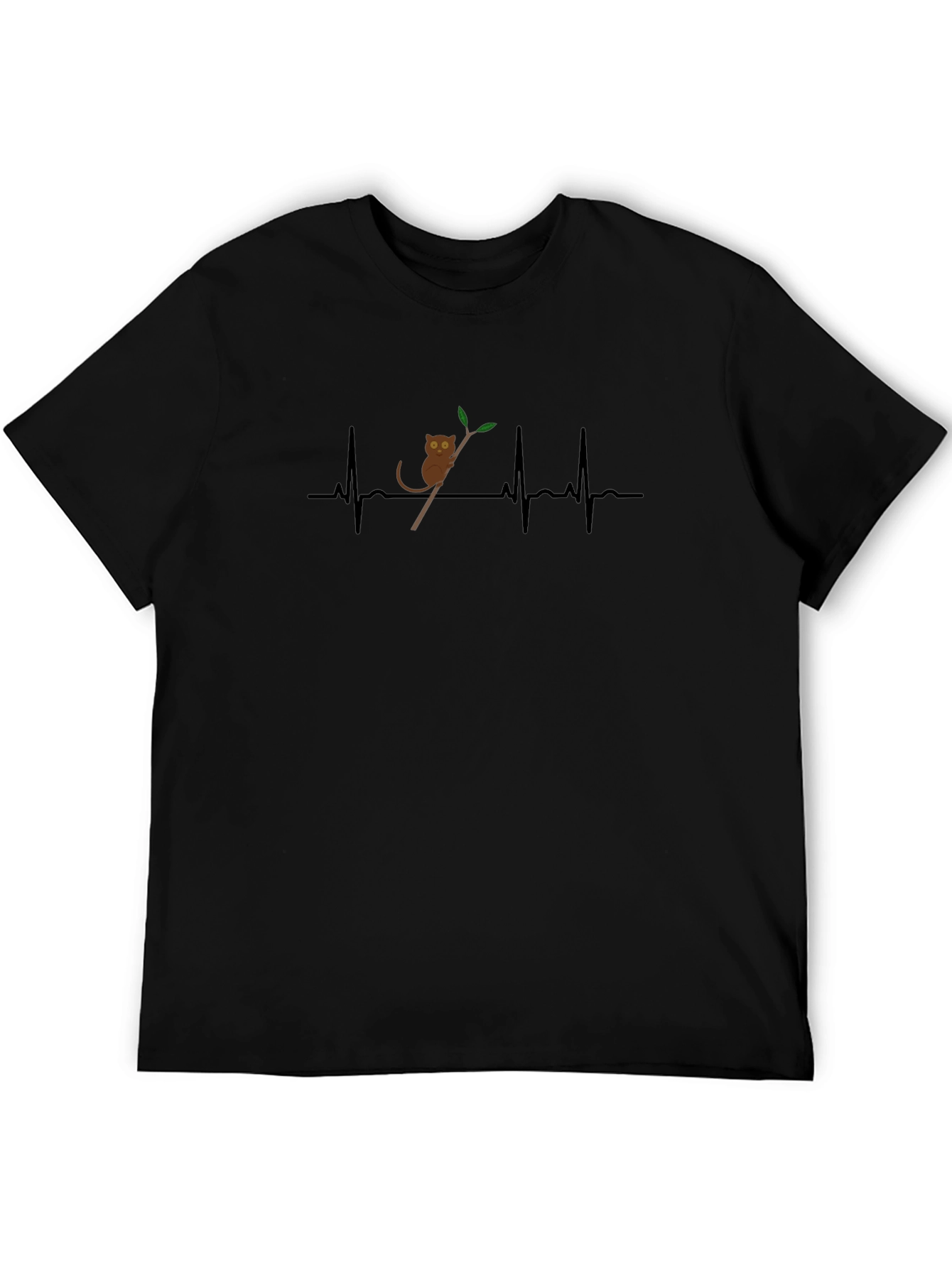 Tarsier Heartbeat T-Shirt - Cute Primate Design