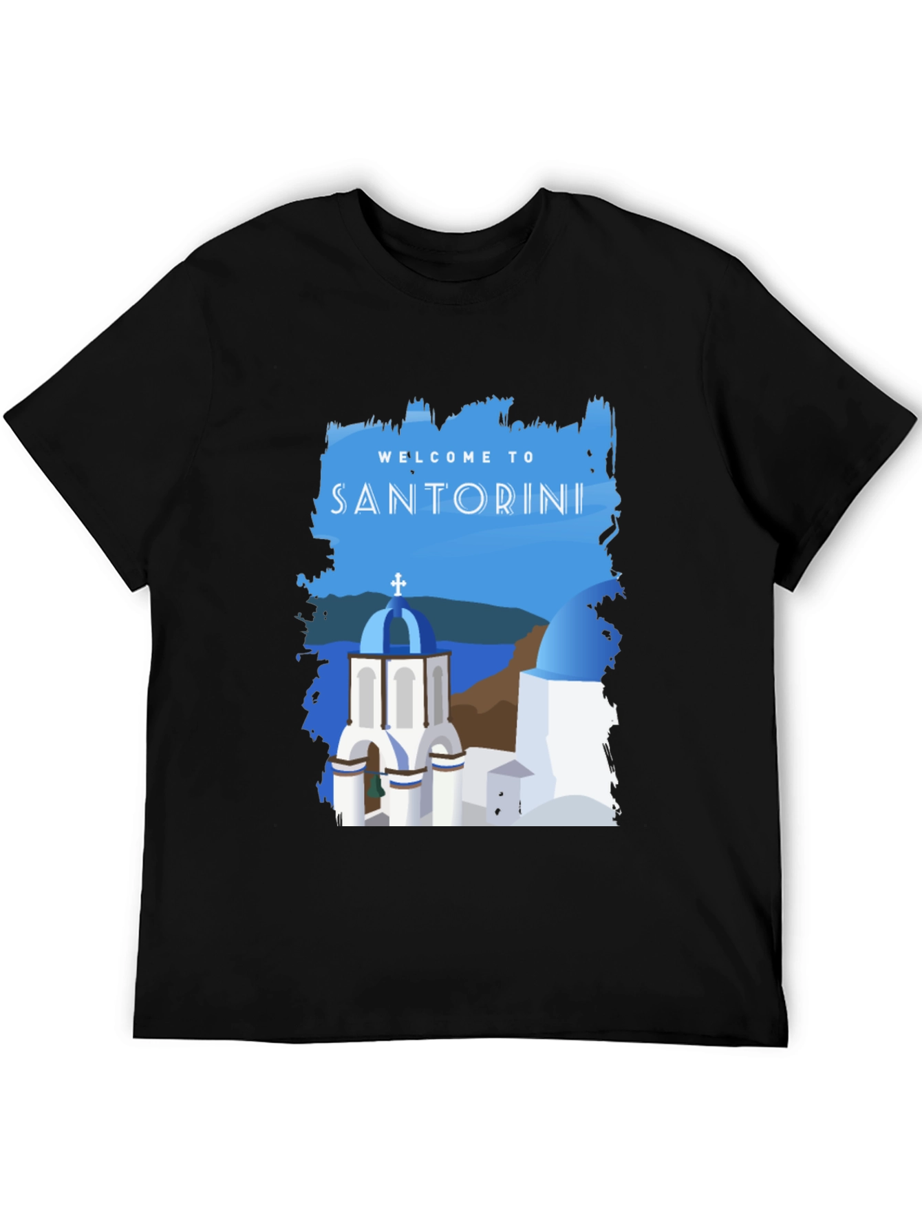 Santorini Greece Travel T-Shirt
