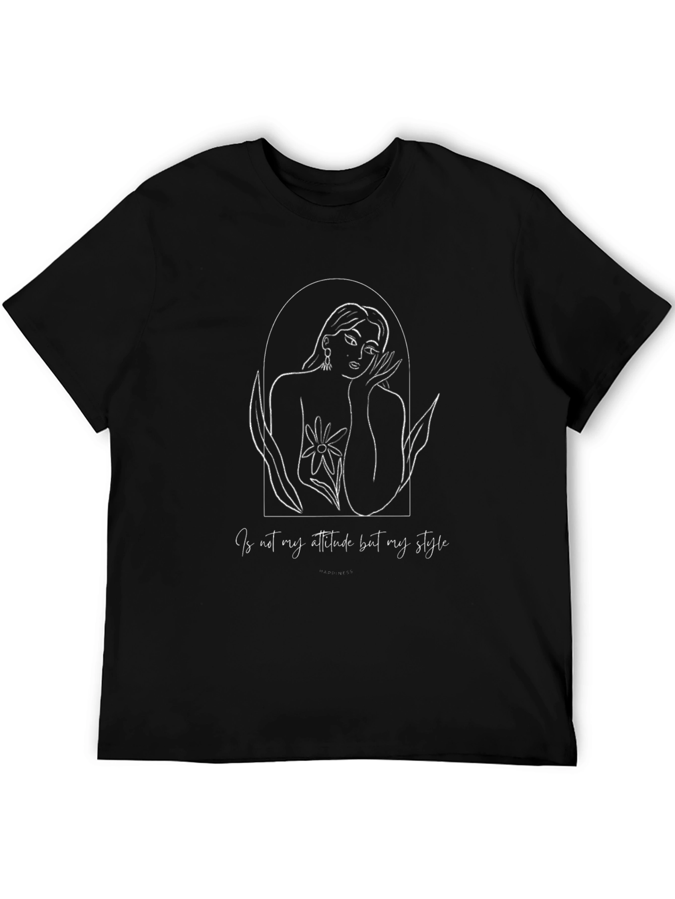 Stylish Graphic Tee - Not My Attitude My Style