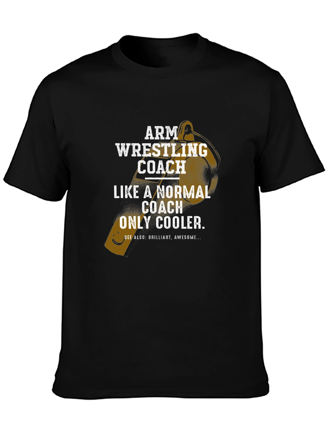 Arm Wrestling Coach T-Shirt - Cool Graphic Tee