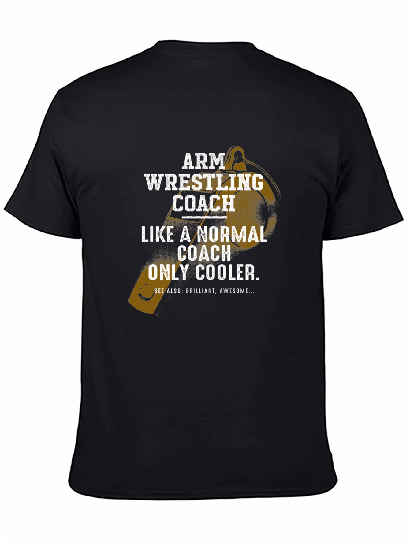 Arm Wrestling Coach T-Shirt - Cool Graphic Tee