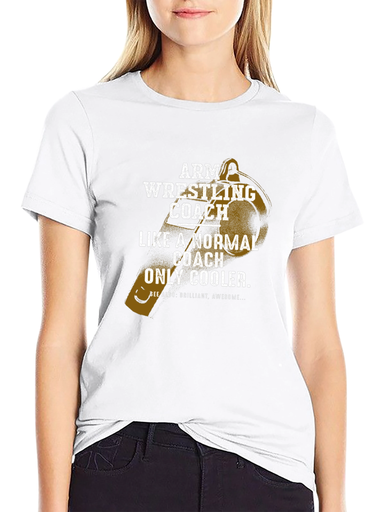 Arm Wrestling Coach T-Shirt - Cool Graphic Tee