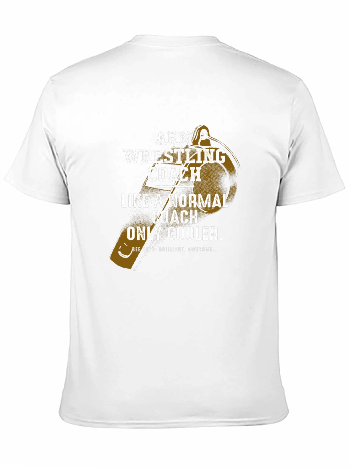 Arm Wrestling Coach T-Shirt - Cool Graphic Tee