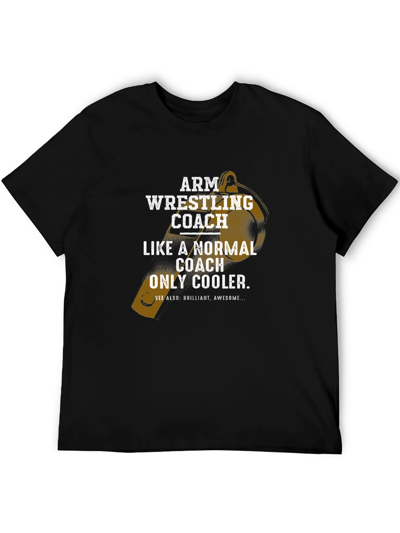Arm Wrestling Coach T-Shirt - Cool Graphic Tee