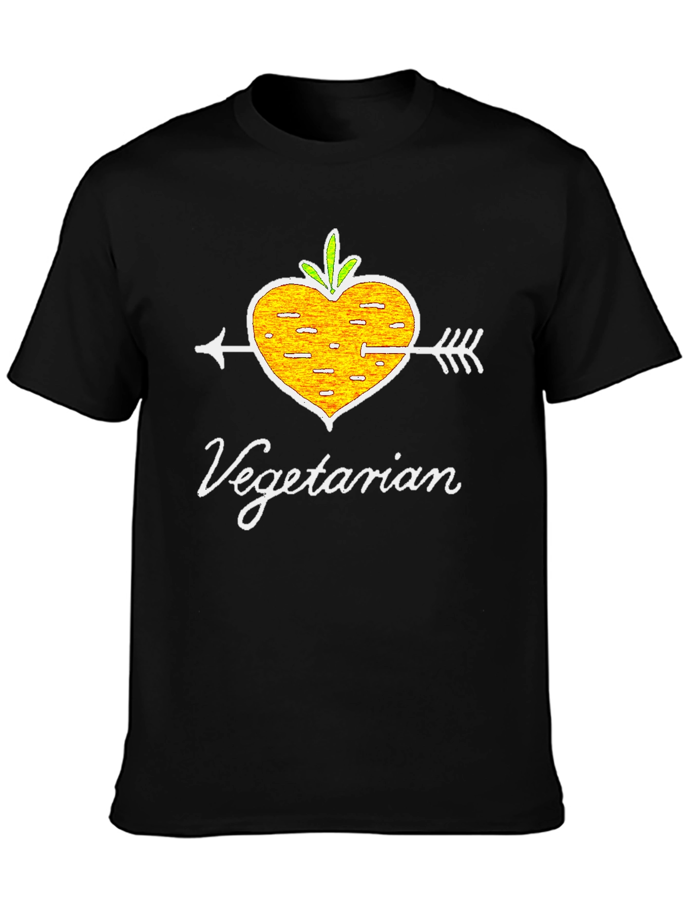 Vegetarian Heart Arrow T-Shirt - Vegan Lifestyle Tee