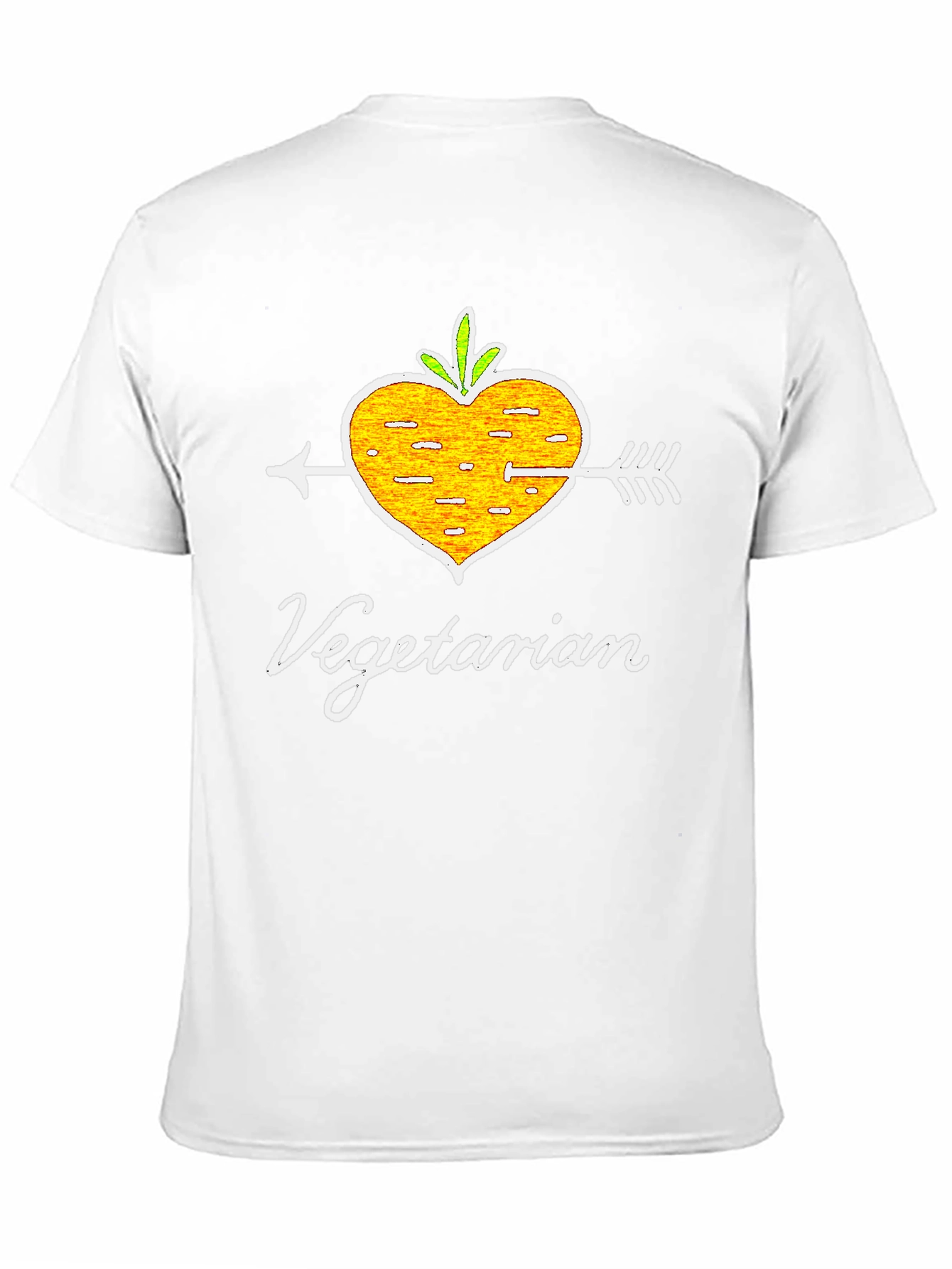 Vegetarian Heart Arrow T-Shirt - Vegan Lifestyle Tee